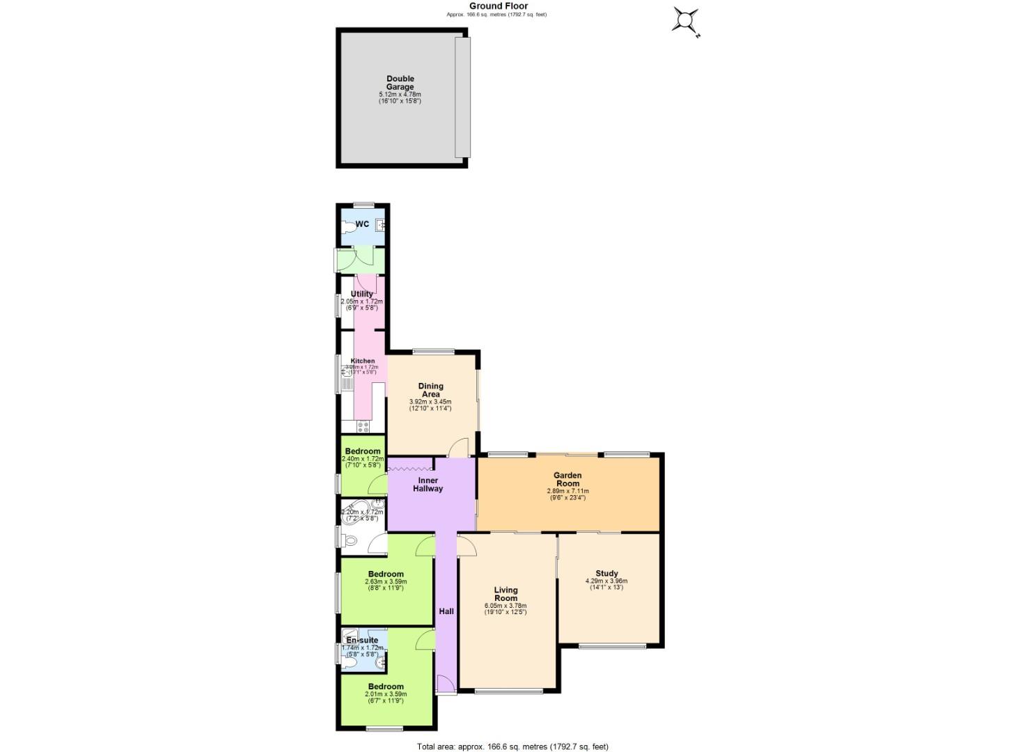 120, Melton Road, Nottingham floorplan