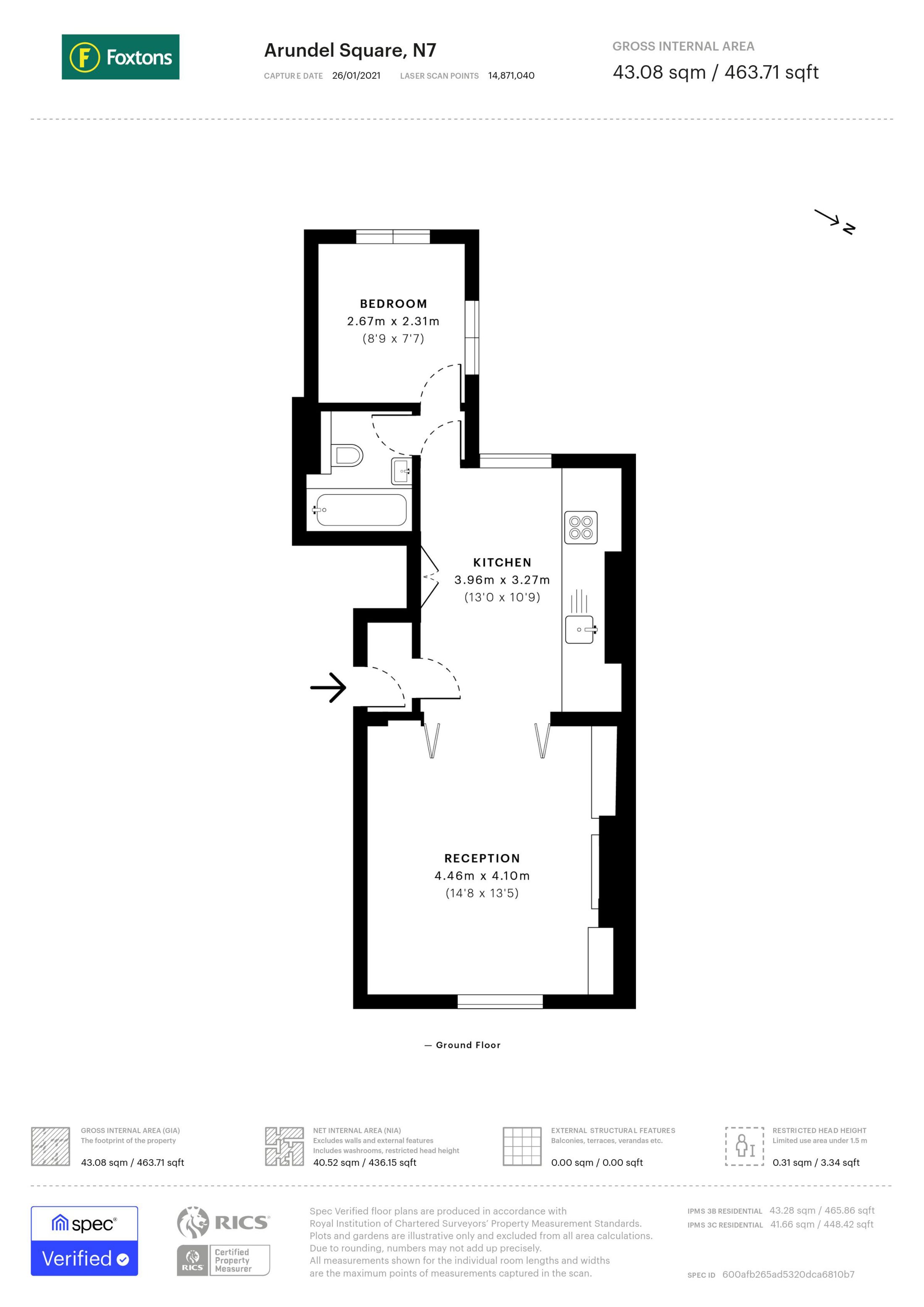 Arundel Square, Barnsbury floorplan