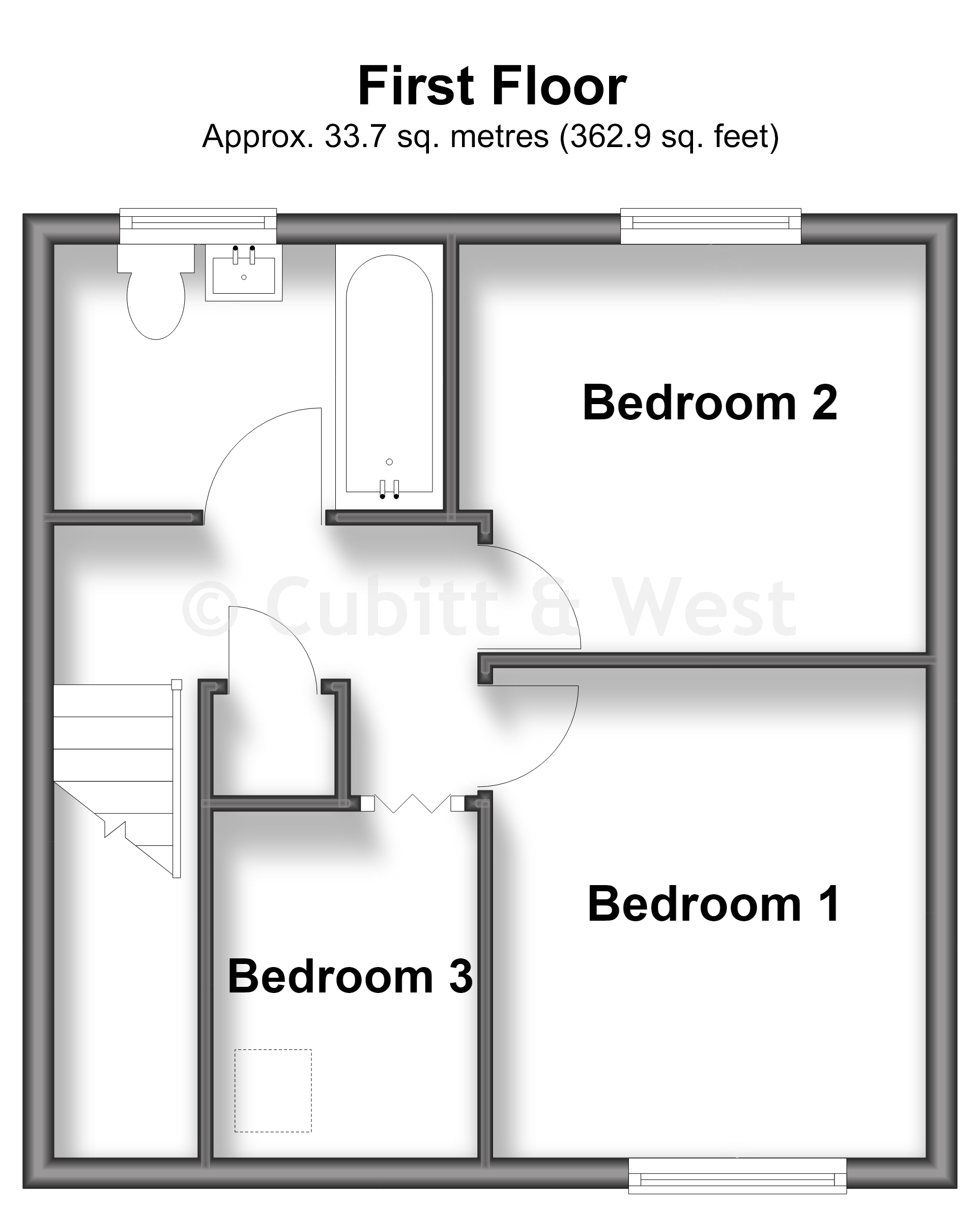 56, Osborne Crescent, Chichester floorplan