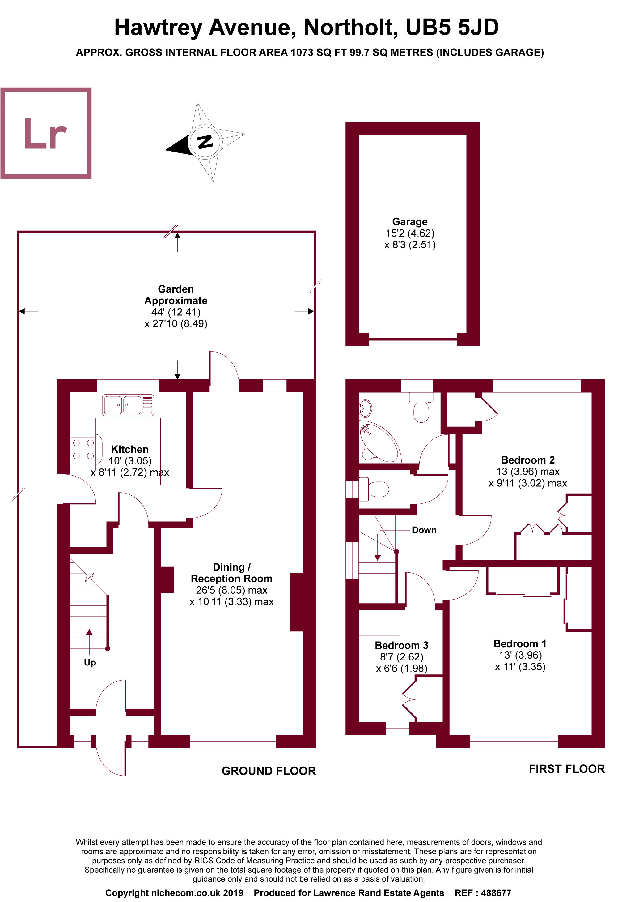 3 Bedrooms Semi-detached house for sale in Hawtrey Avenue, Northolt, Middlesex UB5