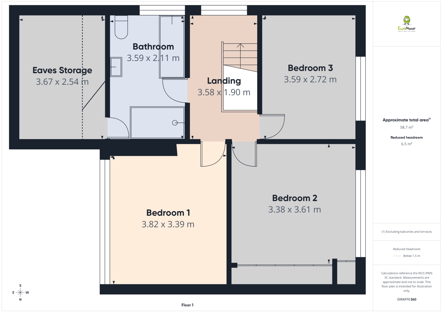 4, Millway, Chester floorplan