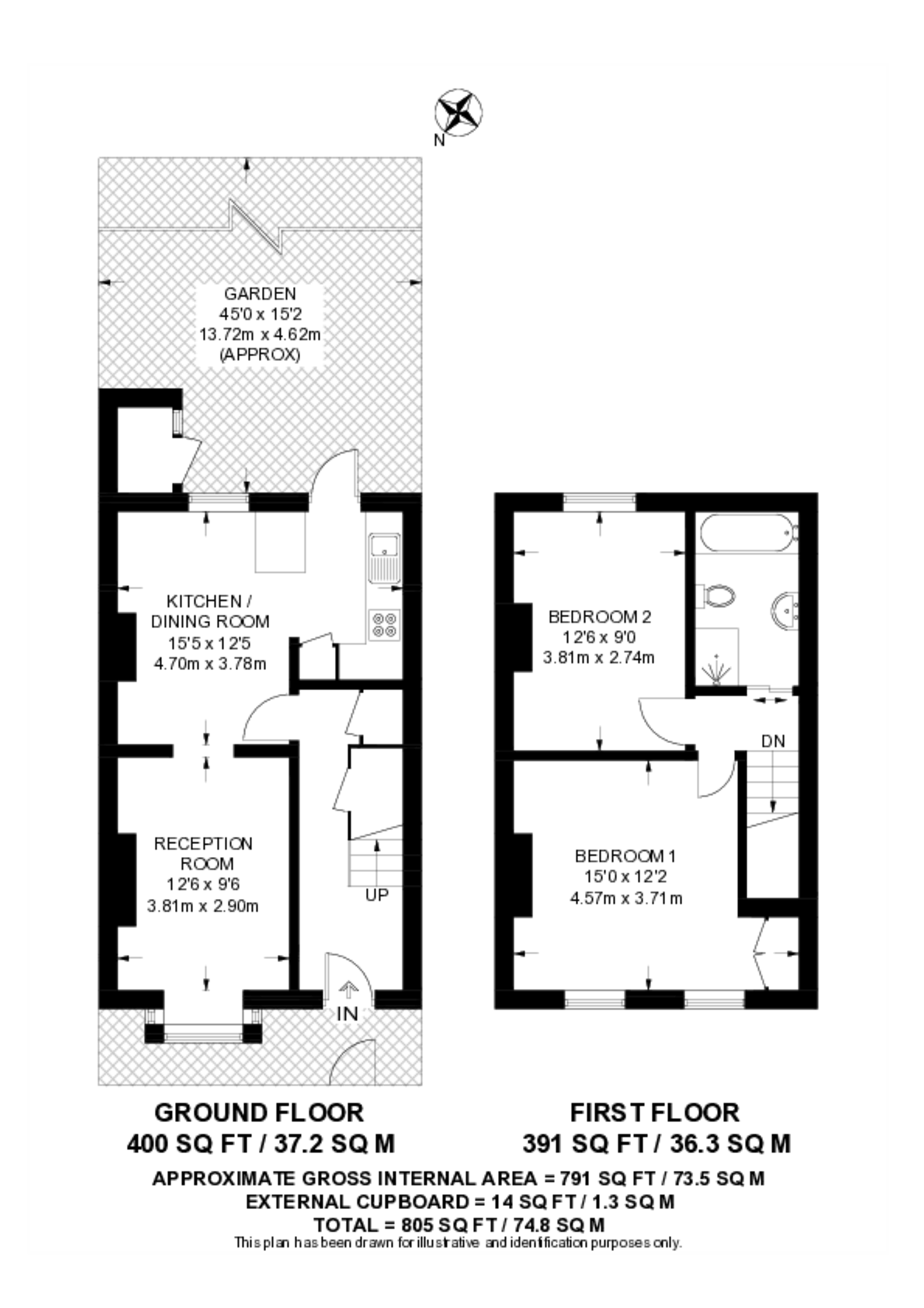 Bredon Road, Croydon floorplan