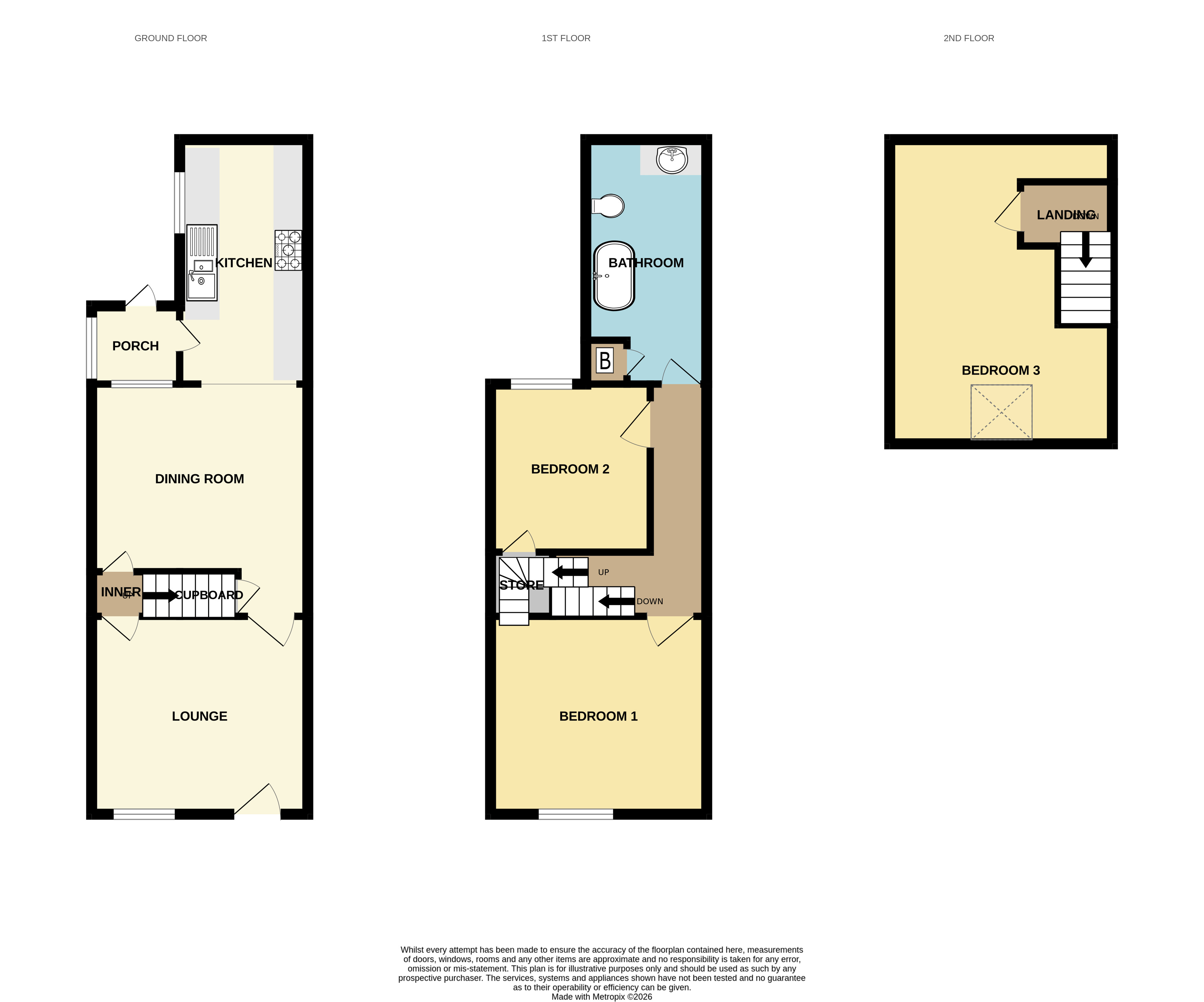 8, King Street, Worksop floorplan