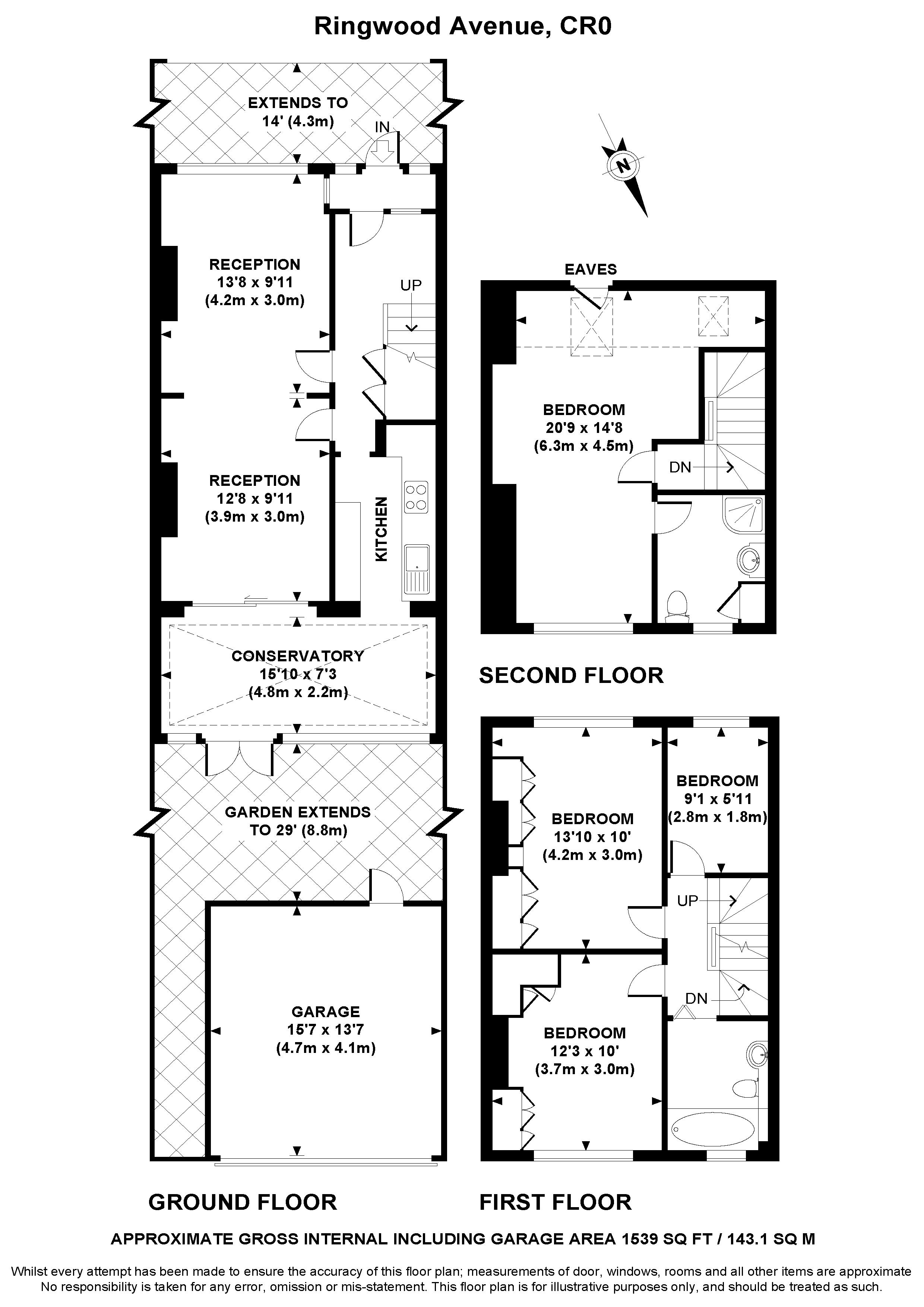 4 Bedrooms Terraced house for sale in Ringwood Avenue, Croydon CR0