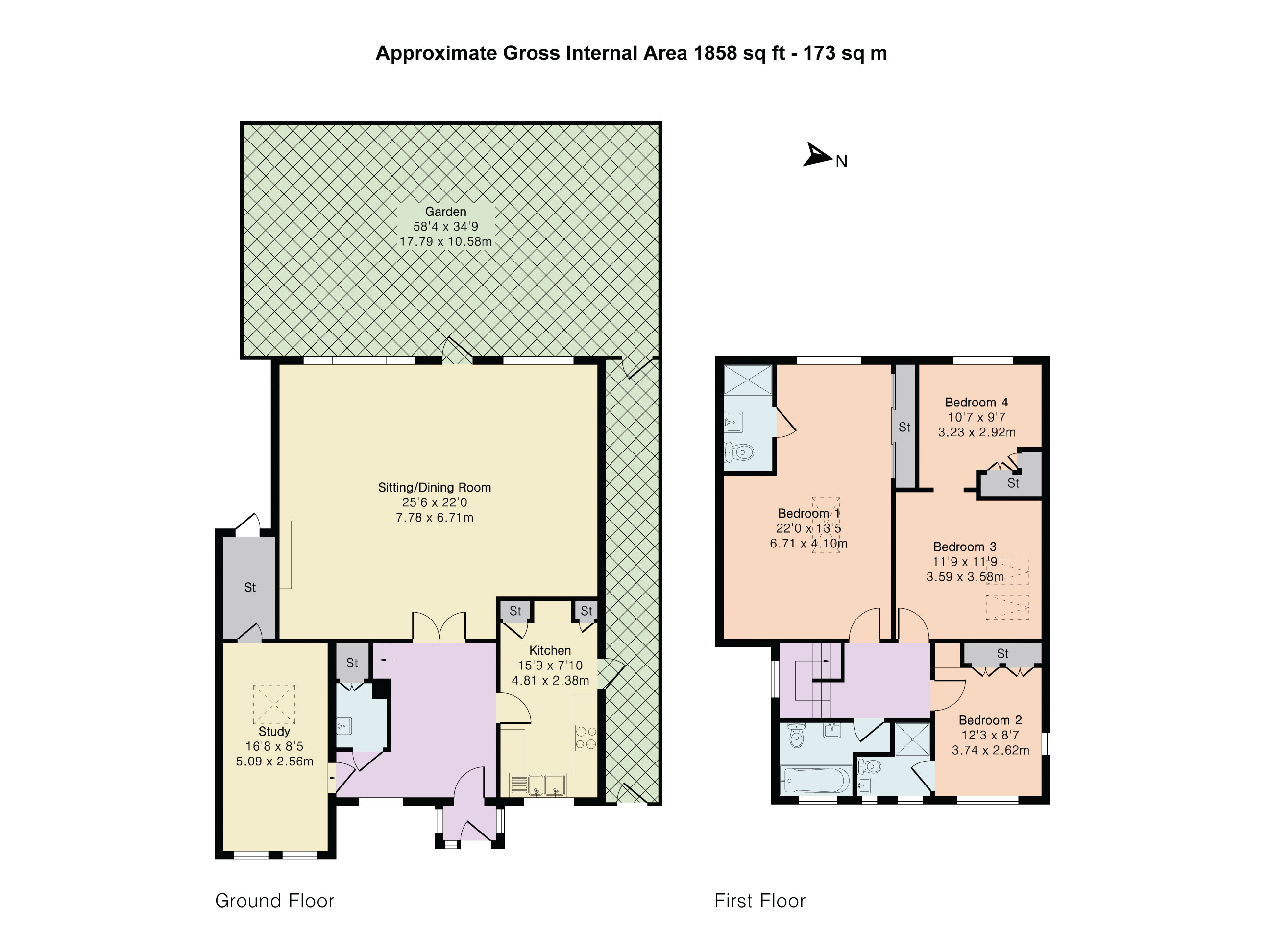 39, Ashbourne Road, London floorplan