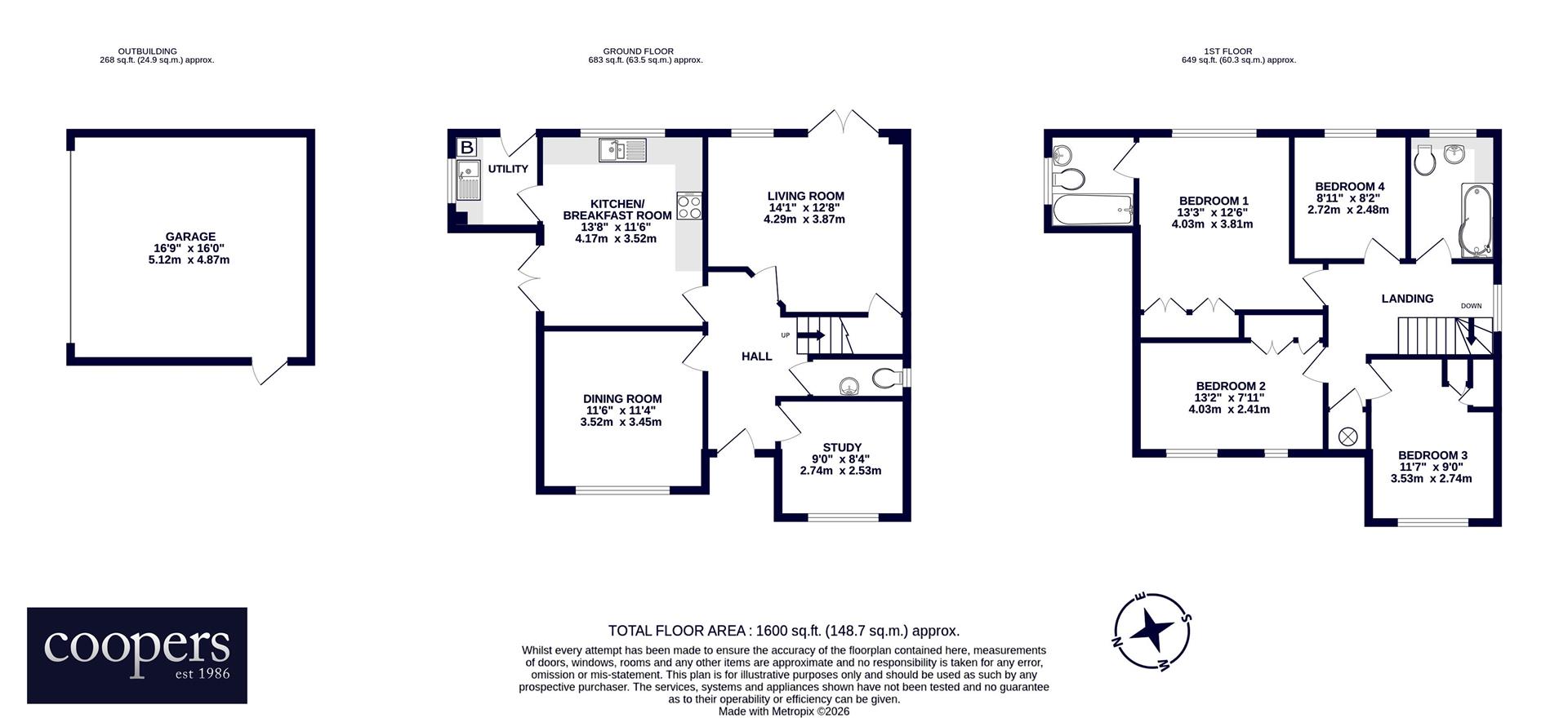 Ebrington, Grove Lane, Hillingdon floorplan