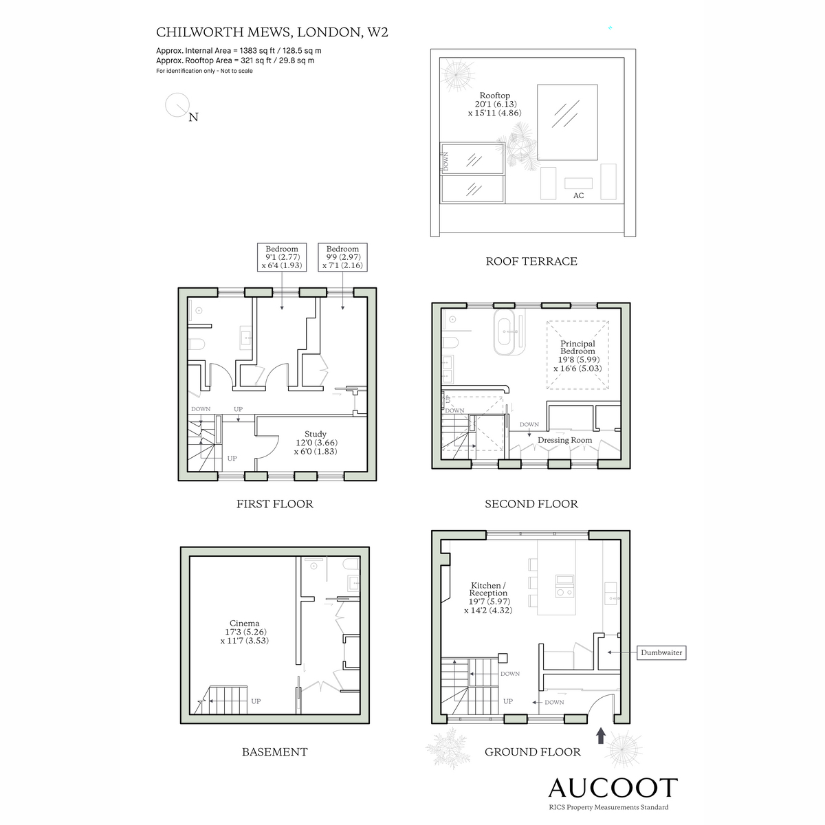 25, Chilworth Mews, London floorplan