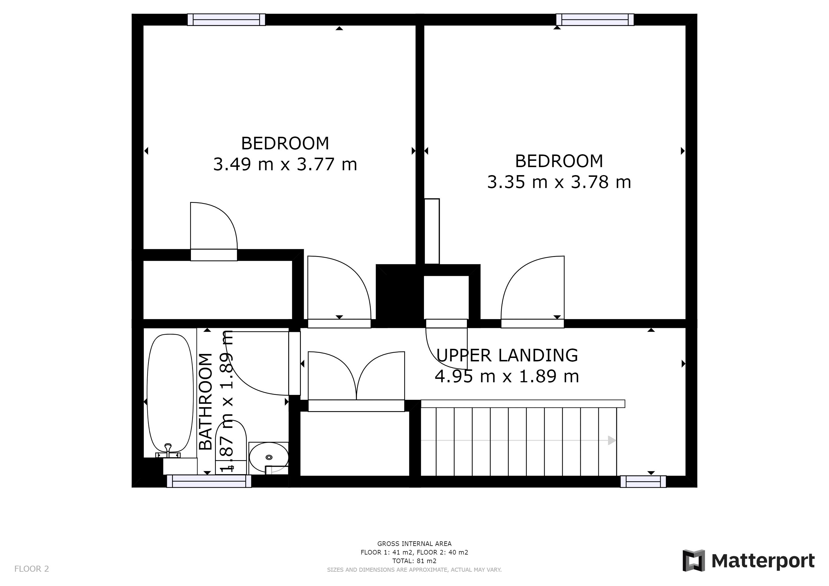 Everard Rise, Dedridge, Livingston EH54, 2 bedroom terraced house for