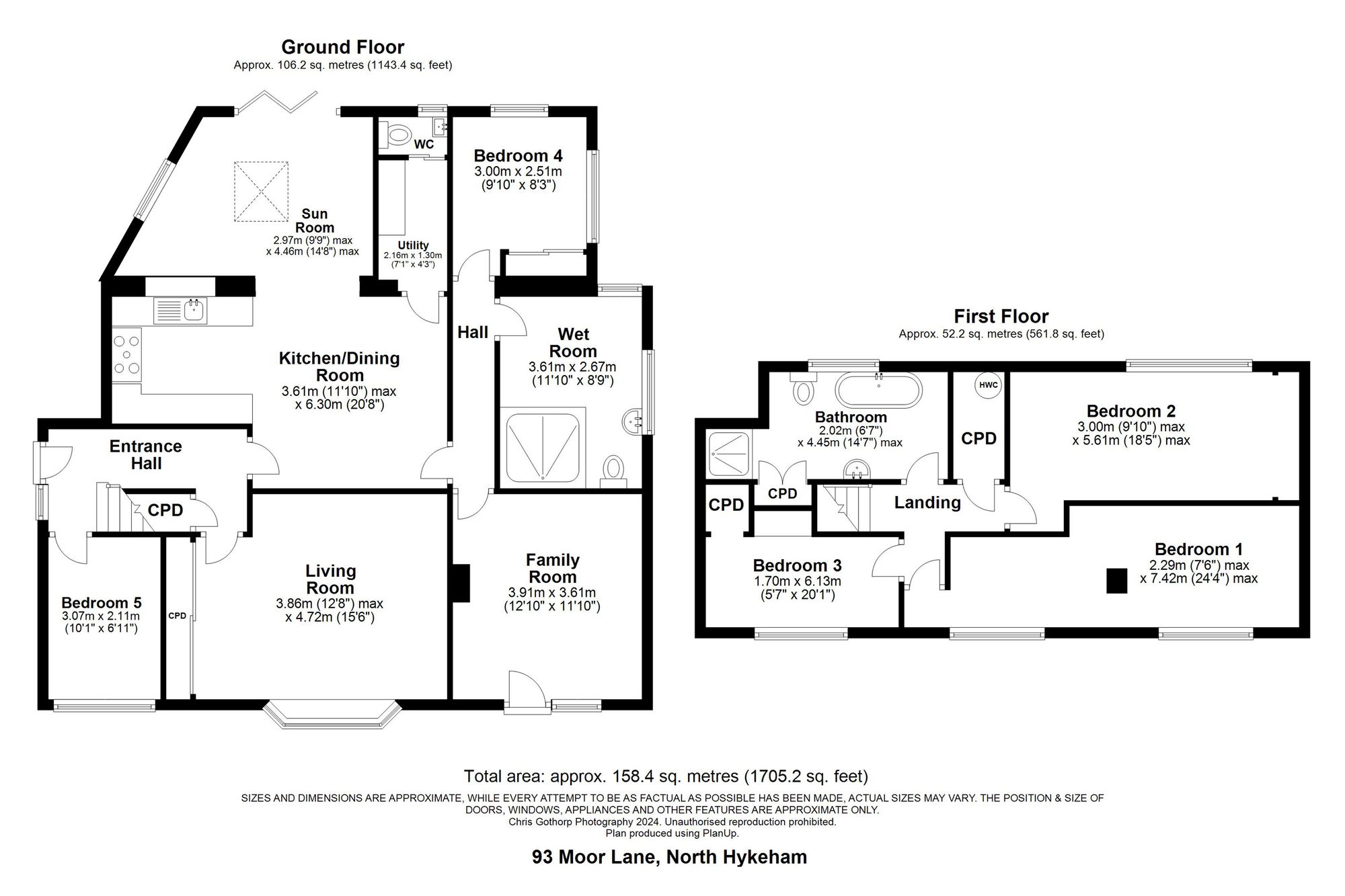 93 Moor Lane, Lincoln floorplan
