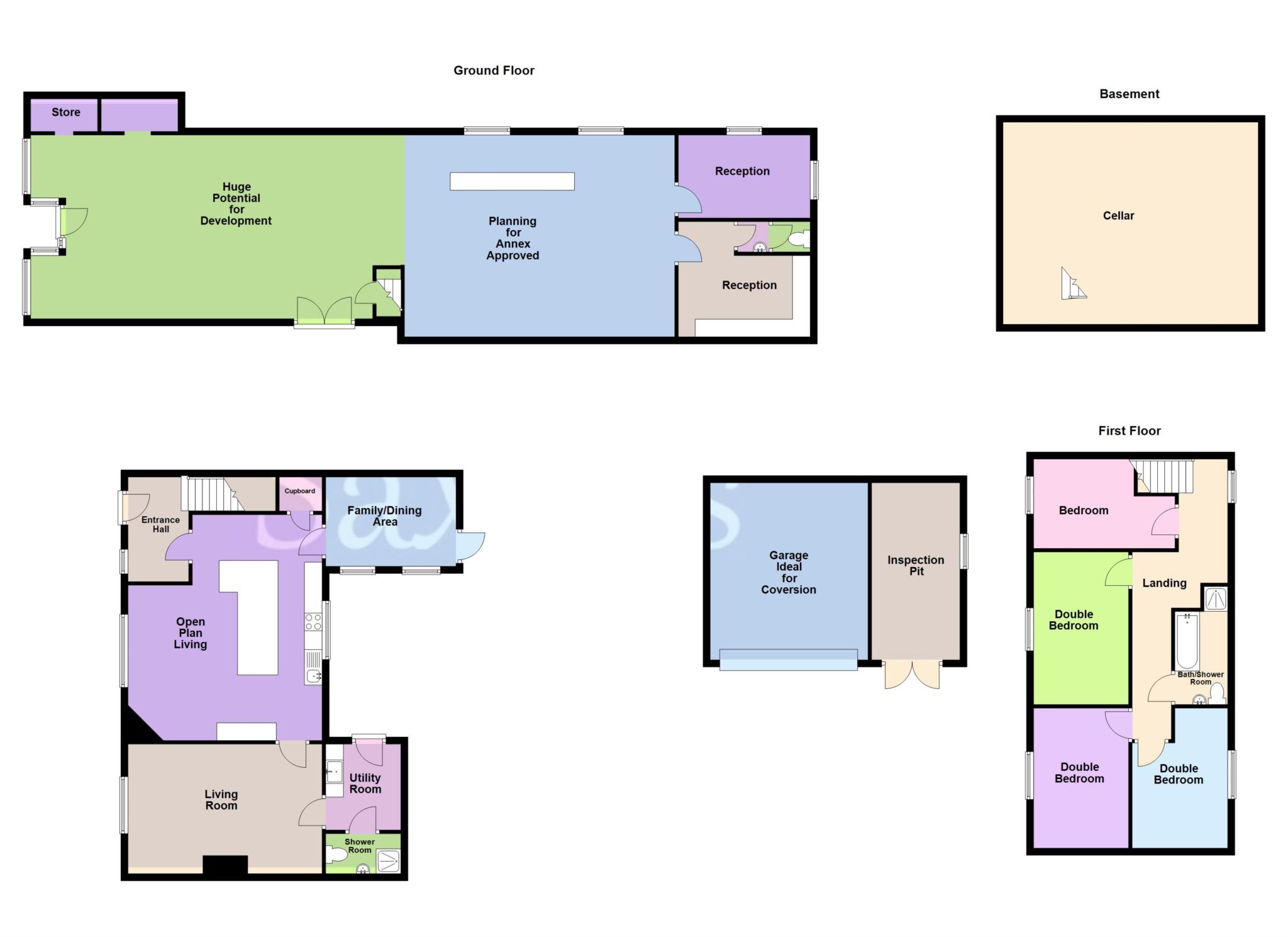 Saxon Cottage, Front Street, Churchill floorplan