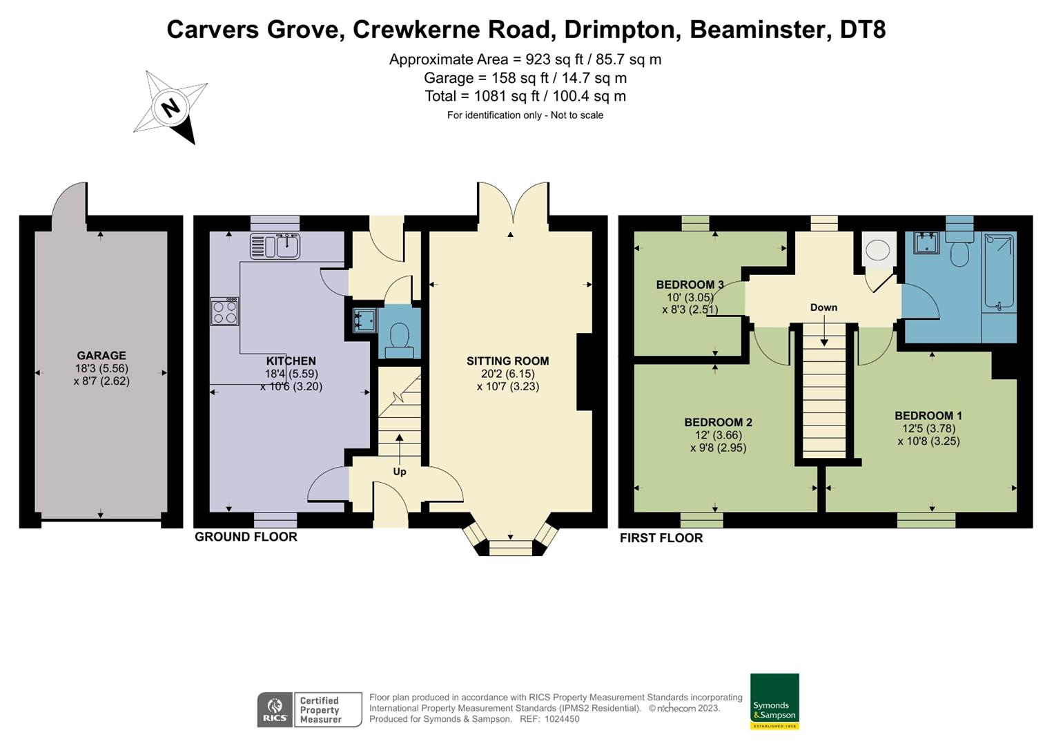 Crewkerne Road, Drimpton, Beaminster DT8, 3 bedroom detached house for