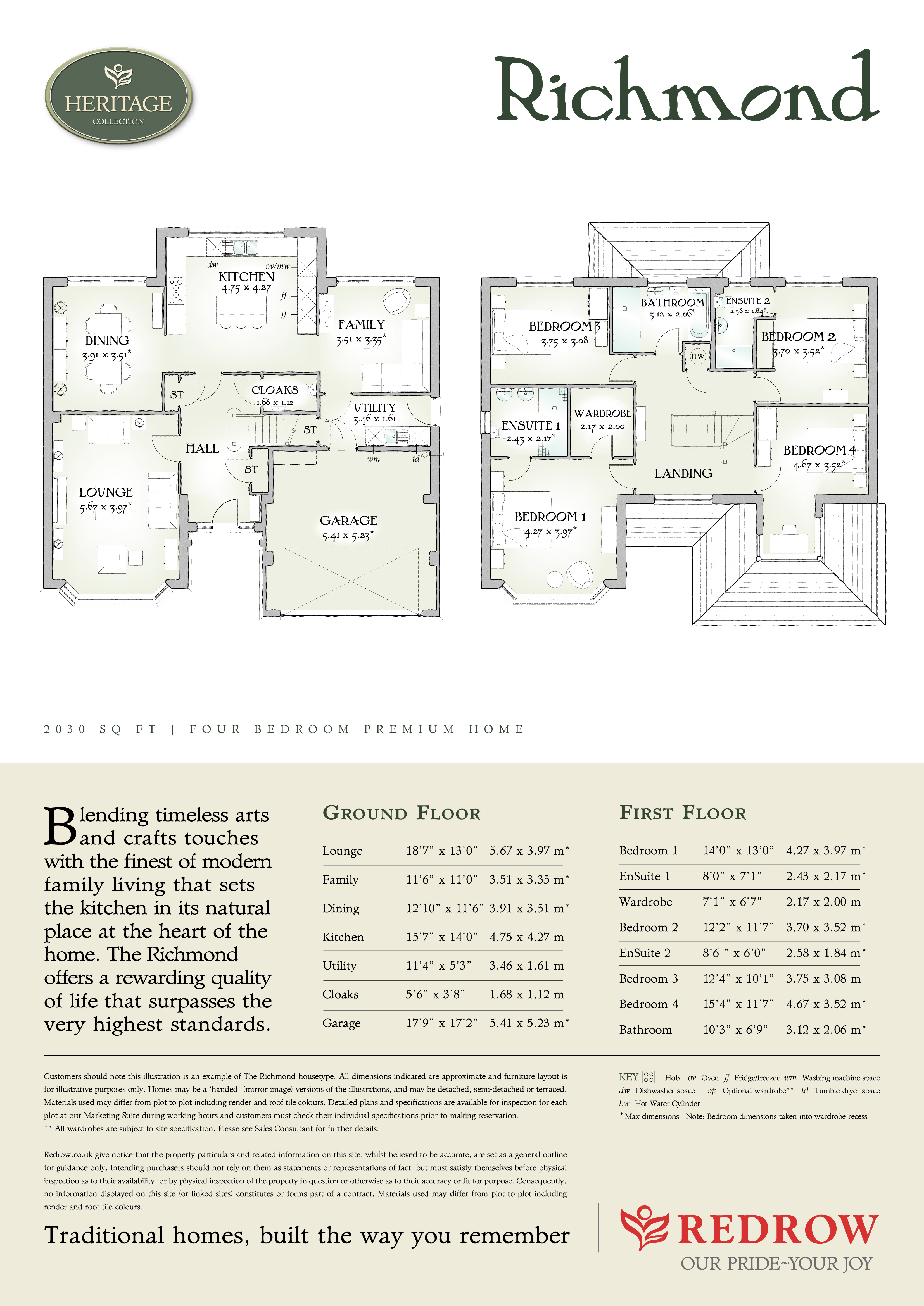 Richmond At Starflower Way Mickleover Derby De3 4 Bedroom