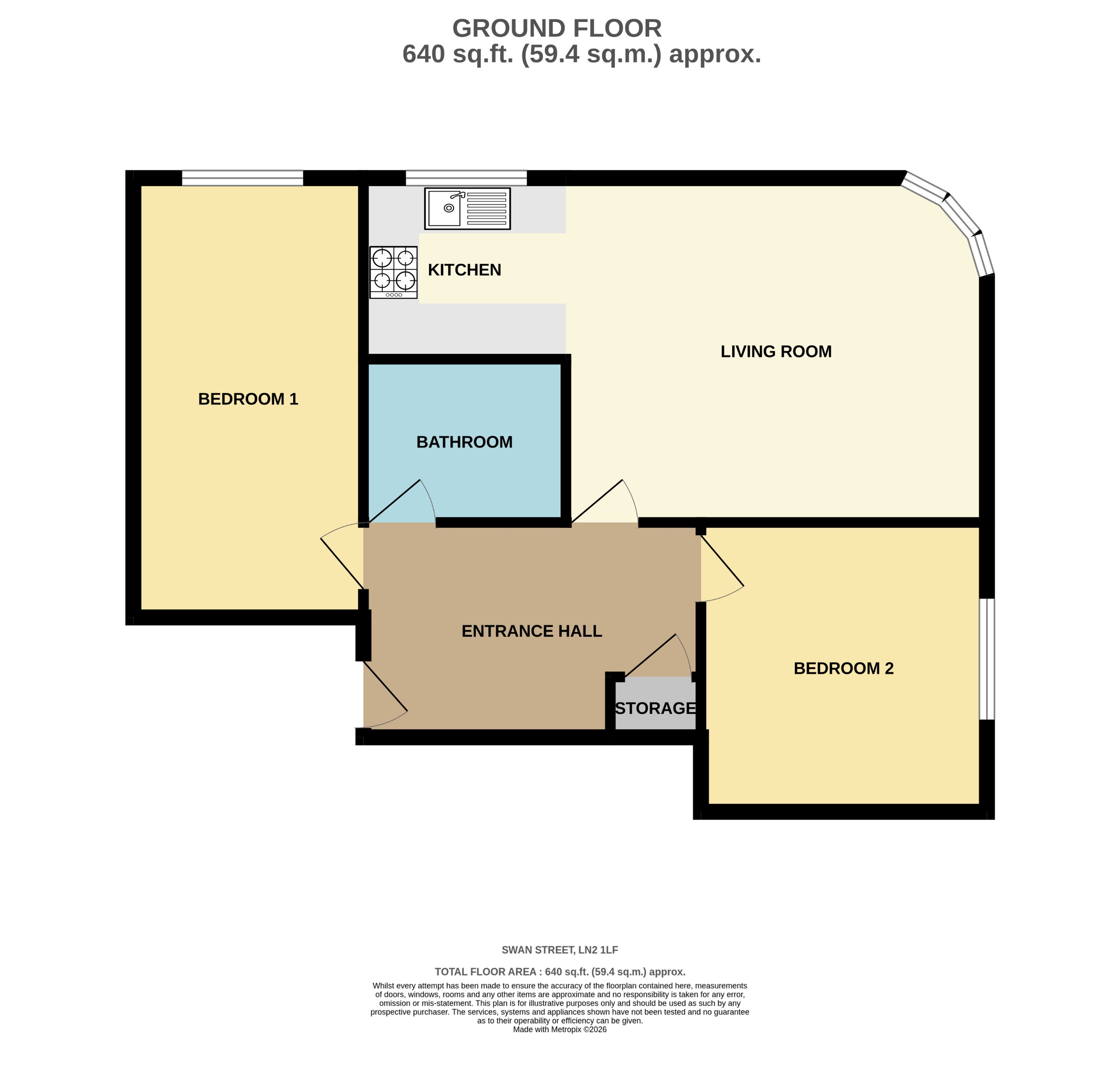 5, Swan Street, Lincoln floorplan