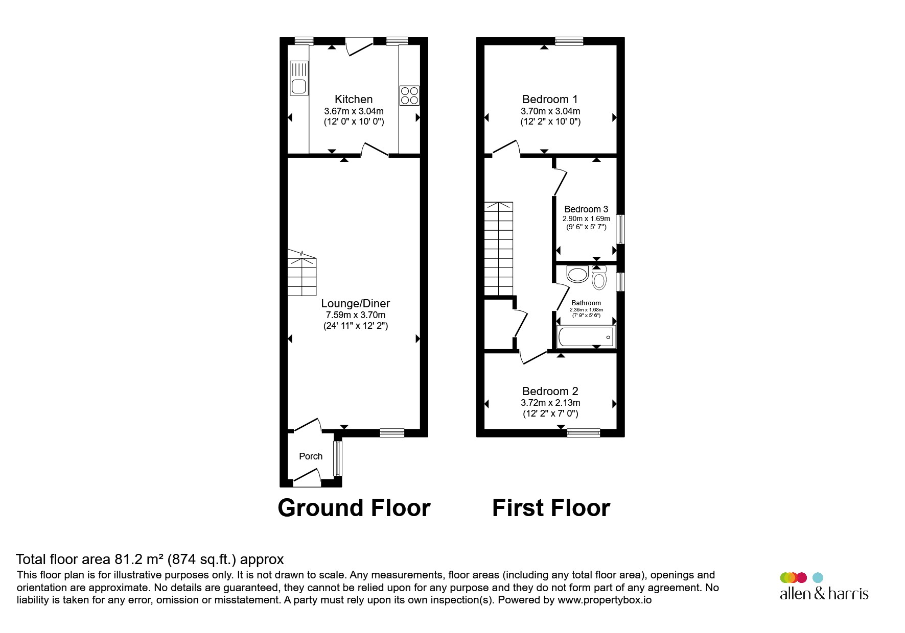 10, Anchor Wynd, Paisley floorplan