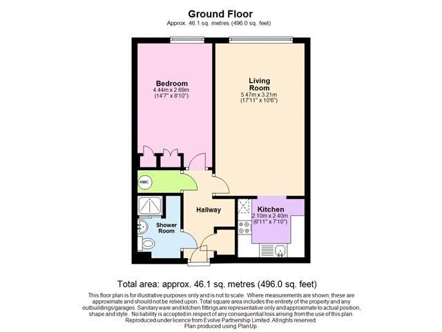 1 Bedrooms Flat for sale in Chesterton Court, Horsham RH13