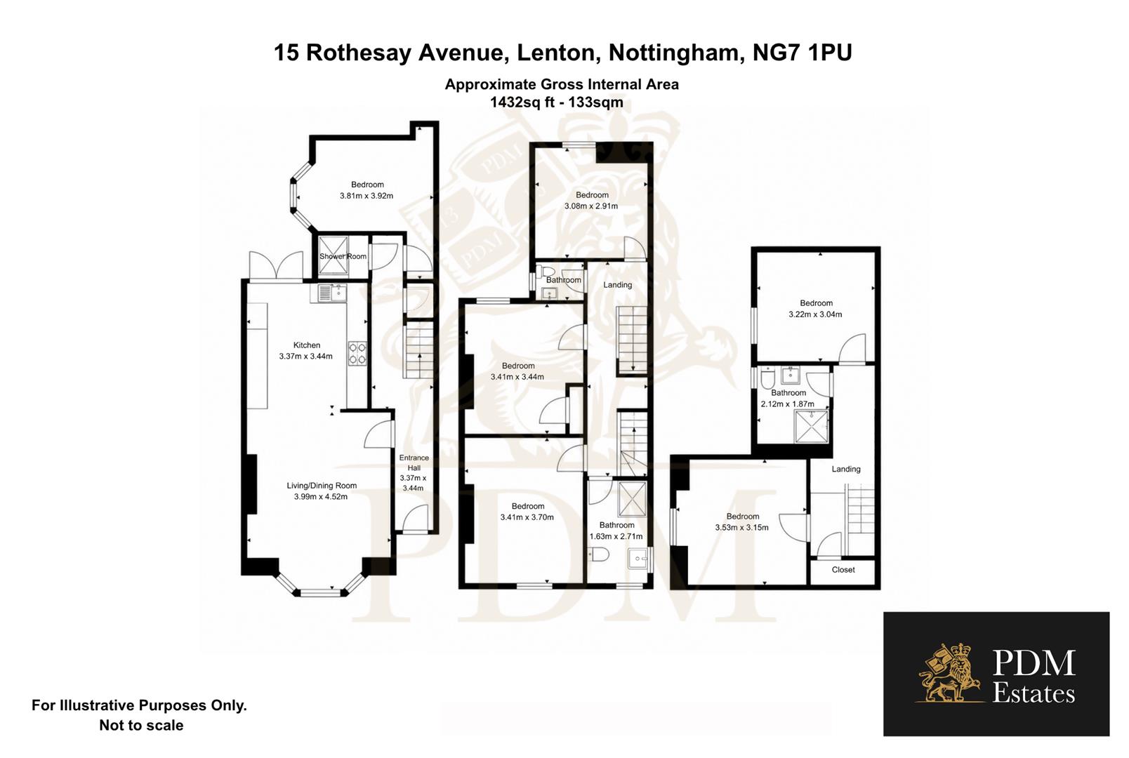 15, Rothesay Avenue, Nottingham floorplan