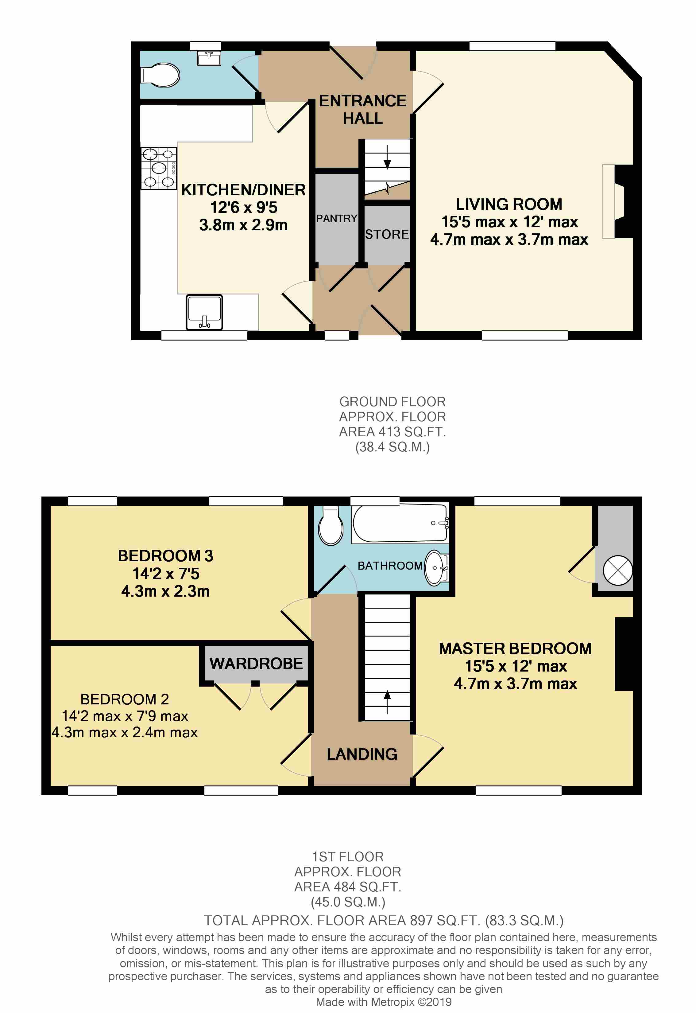 3 Bedrooms Terraced house for sale in Lime Tree Avenue, New Earswick, York YO32