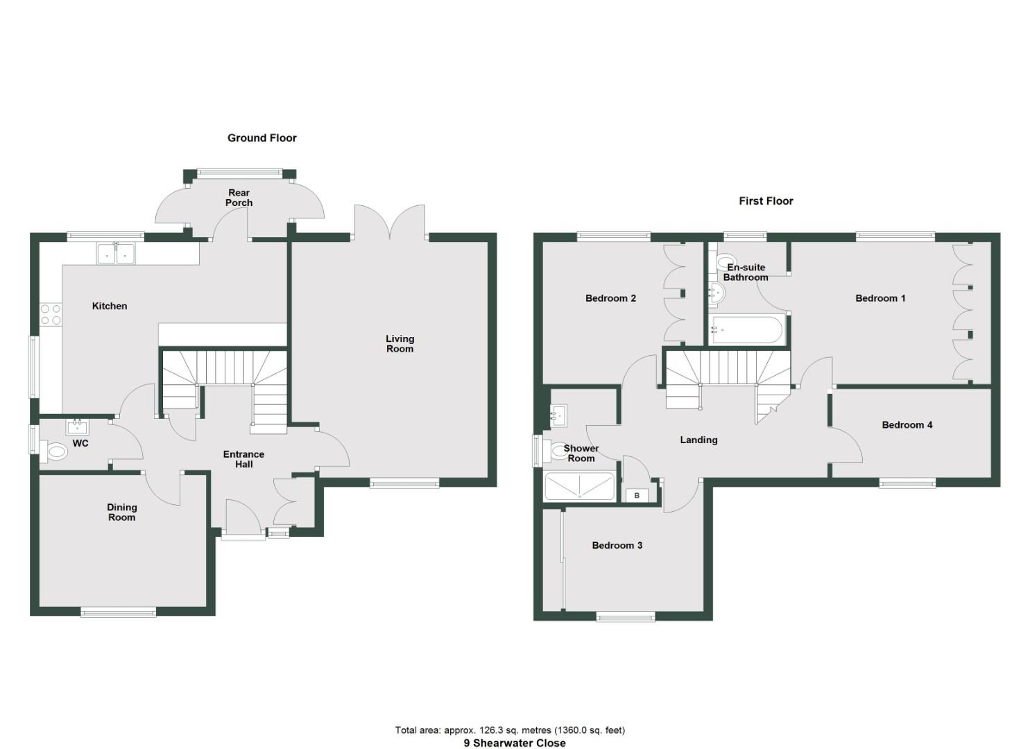 9, Shearwater Close, Penarth floorplan