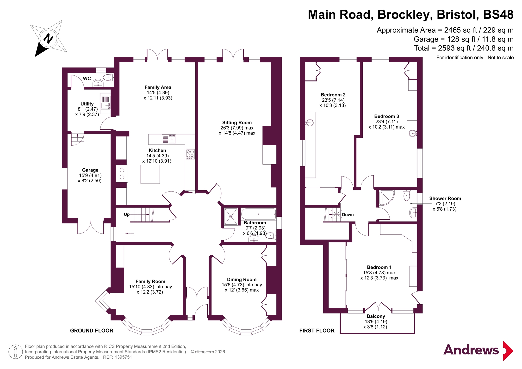 Westlands,, Main Road, Bristol floorplan