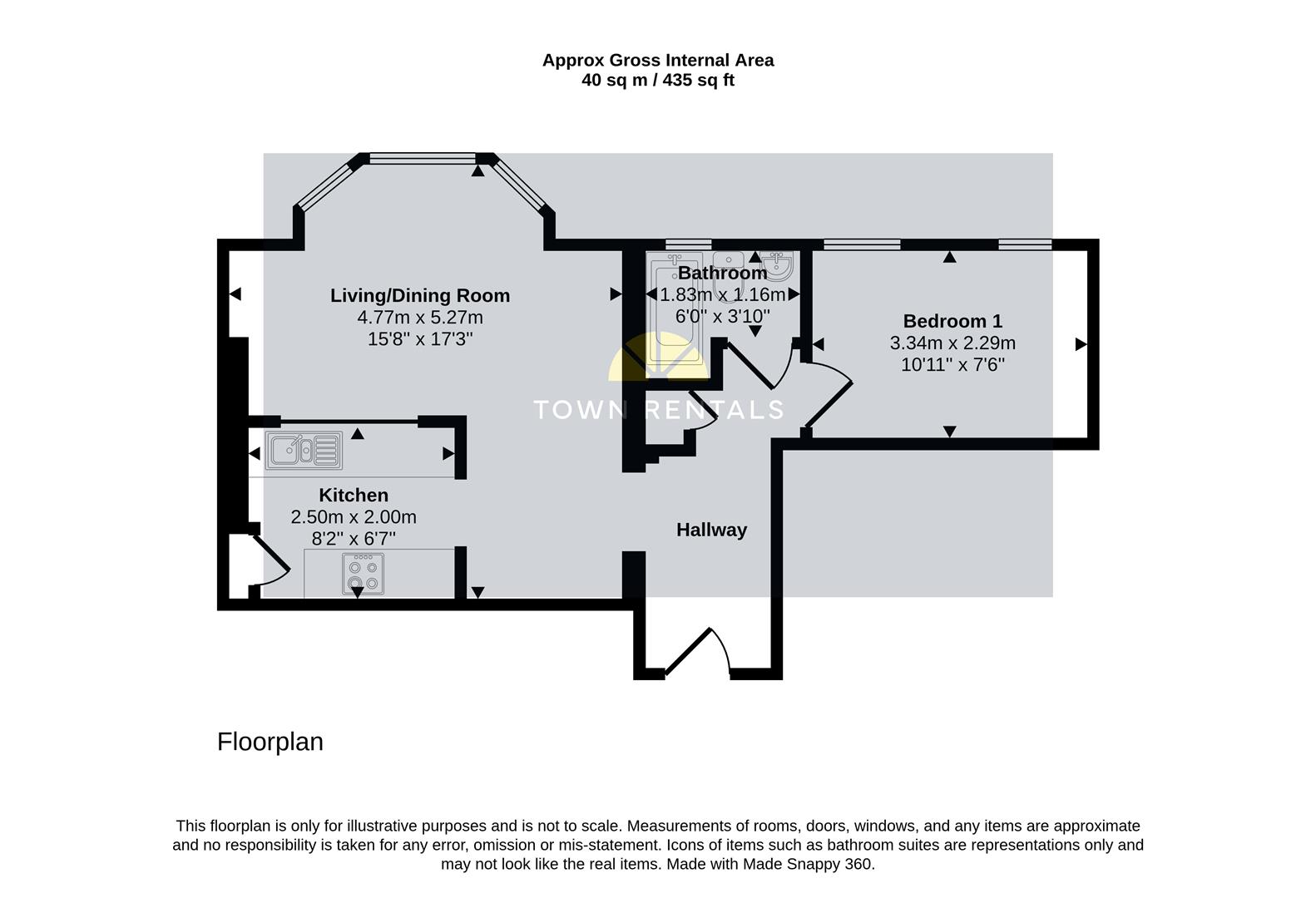 5, Highgrove, Eastbourne floorplan