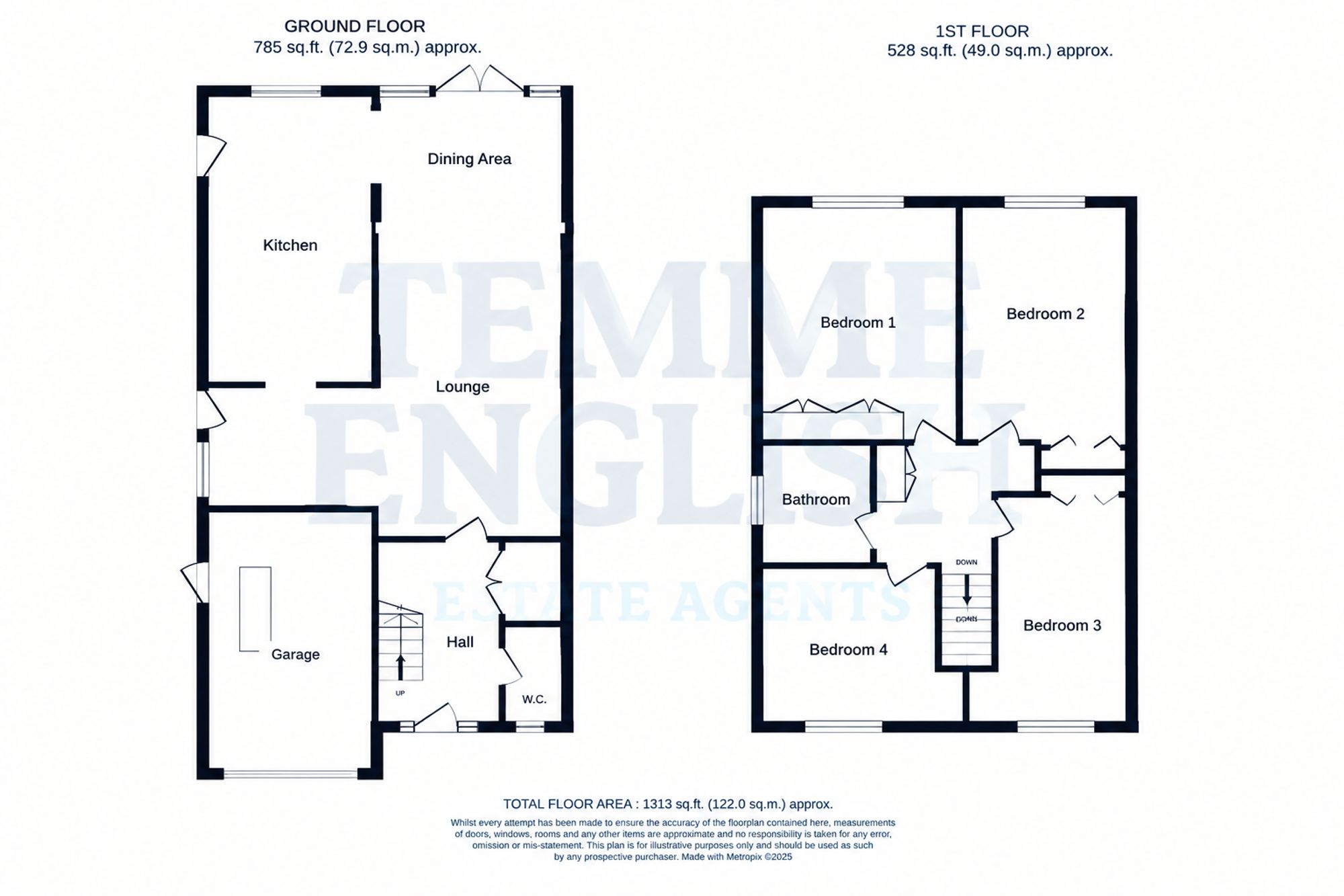 4 Beacon Way, Colchester floorplan