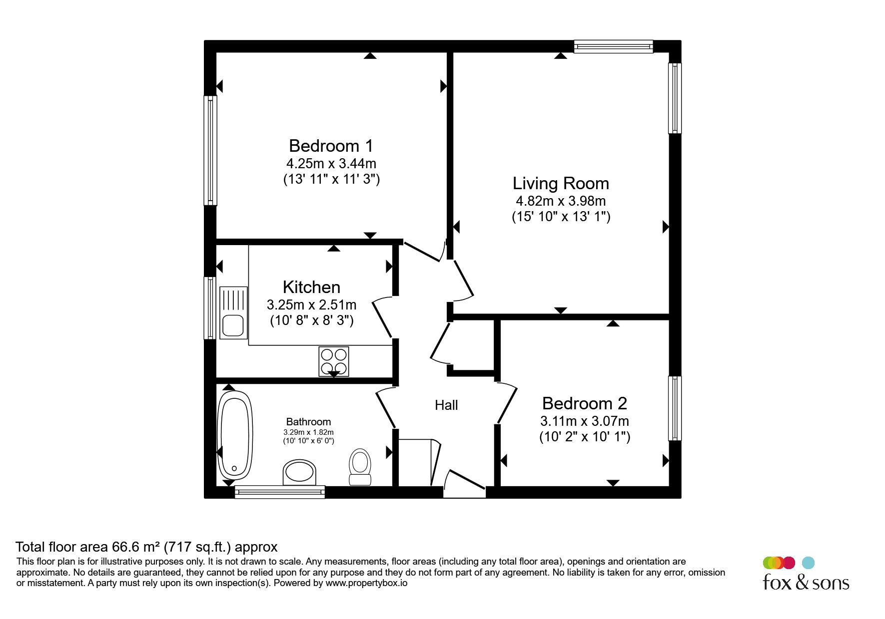 Timberlaine Road, Pevensey floorplan