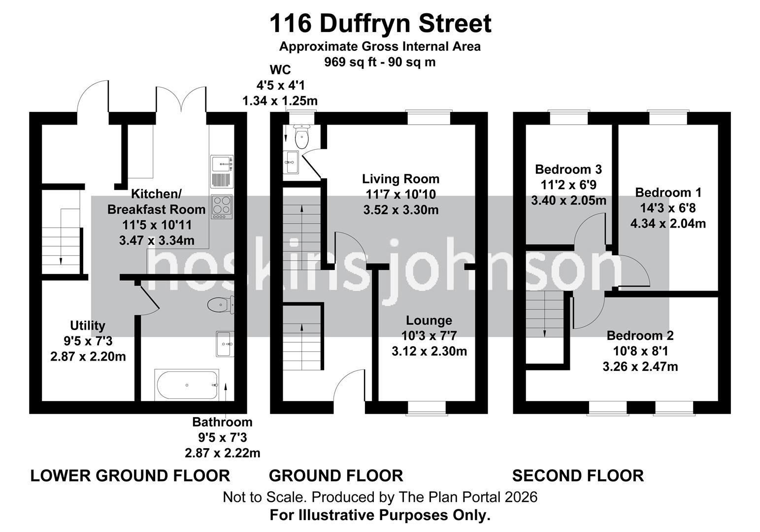 116, Duffryn Street, Ferndale floorplan