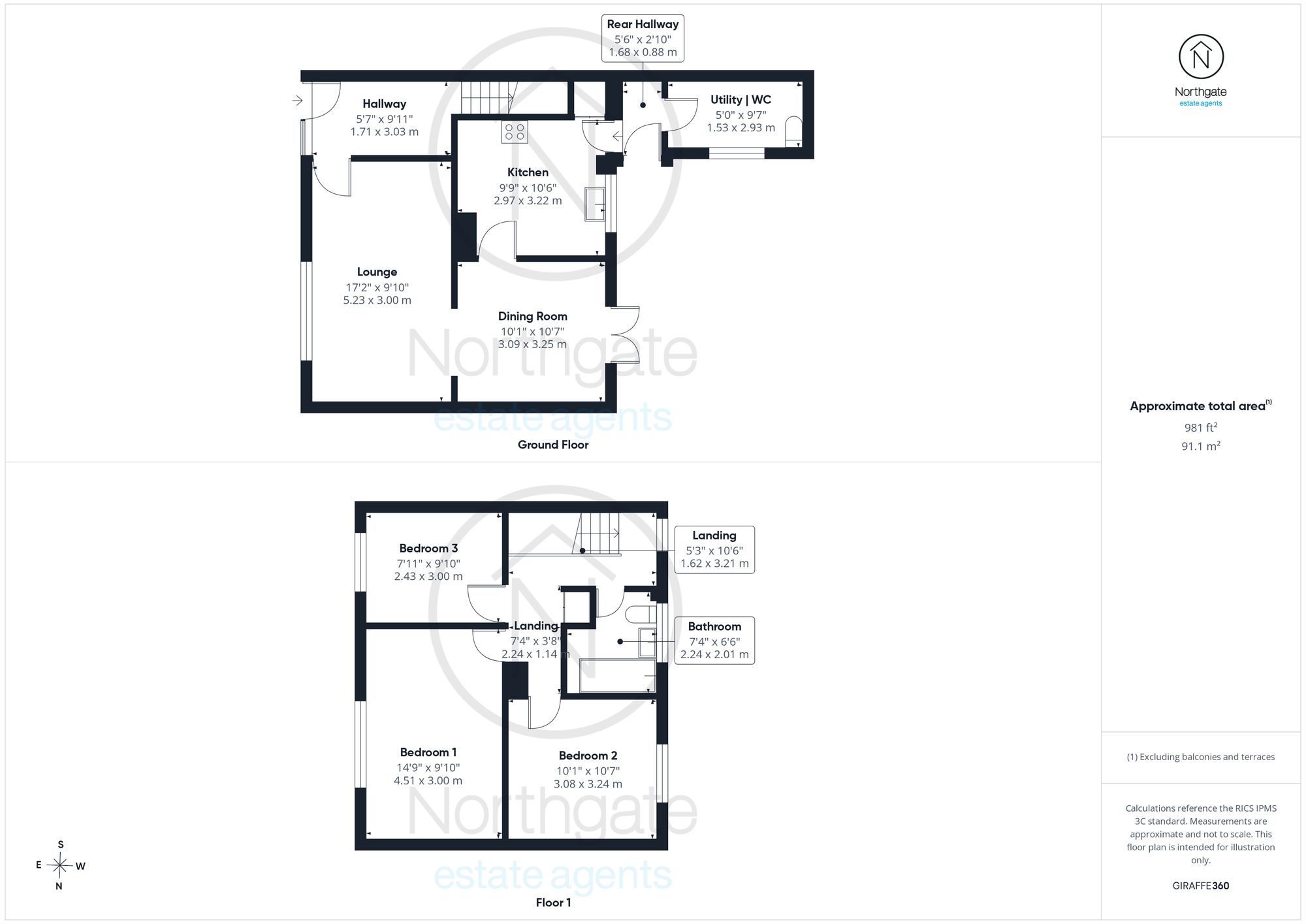 11 Ross Walk, Newton Aycliffe floorplan