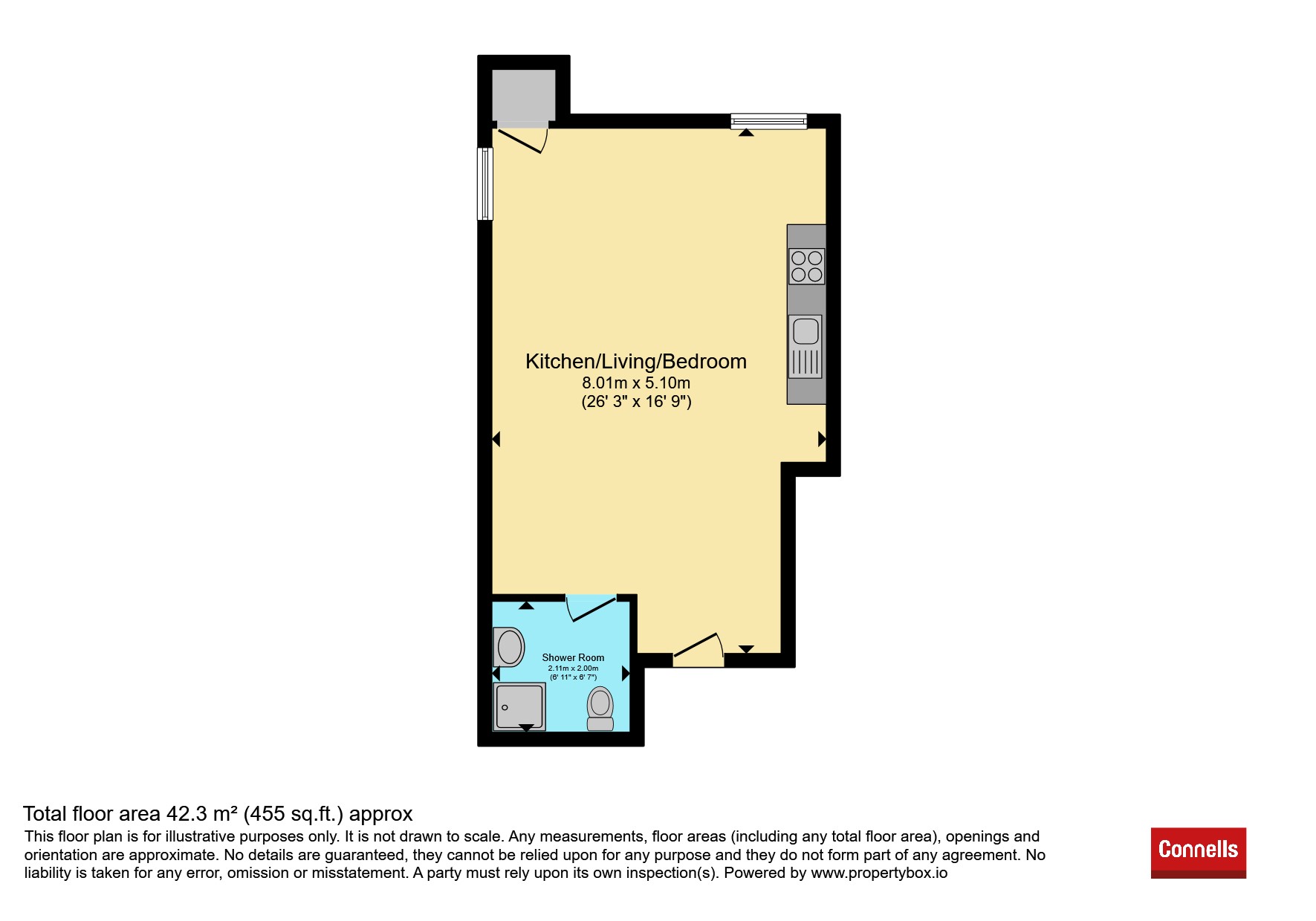 6, Crown Lofts, 16, Marsh Street, Walsall floorplan