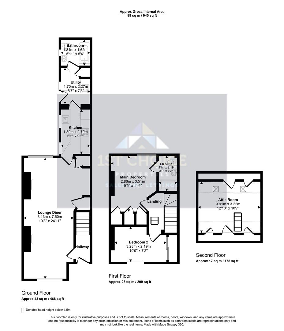 56, Wilfrid Road, Street floorplan