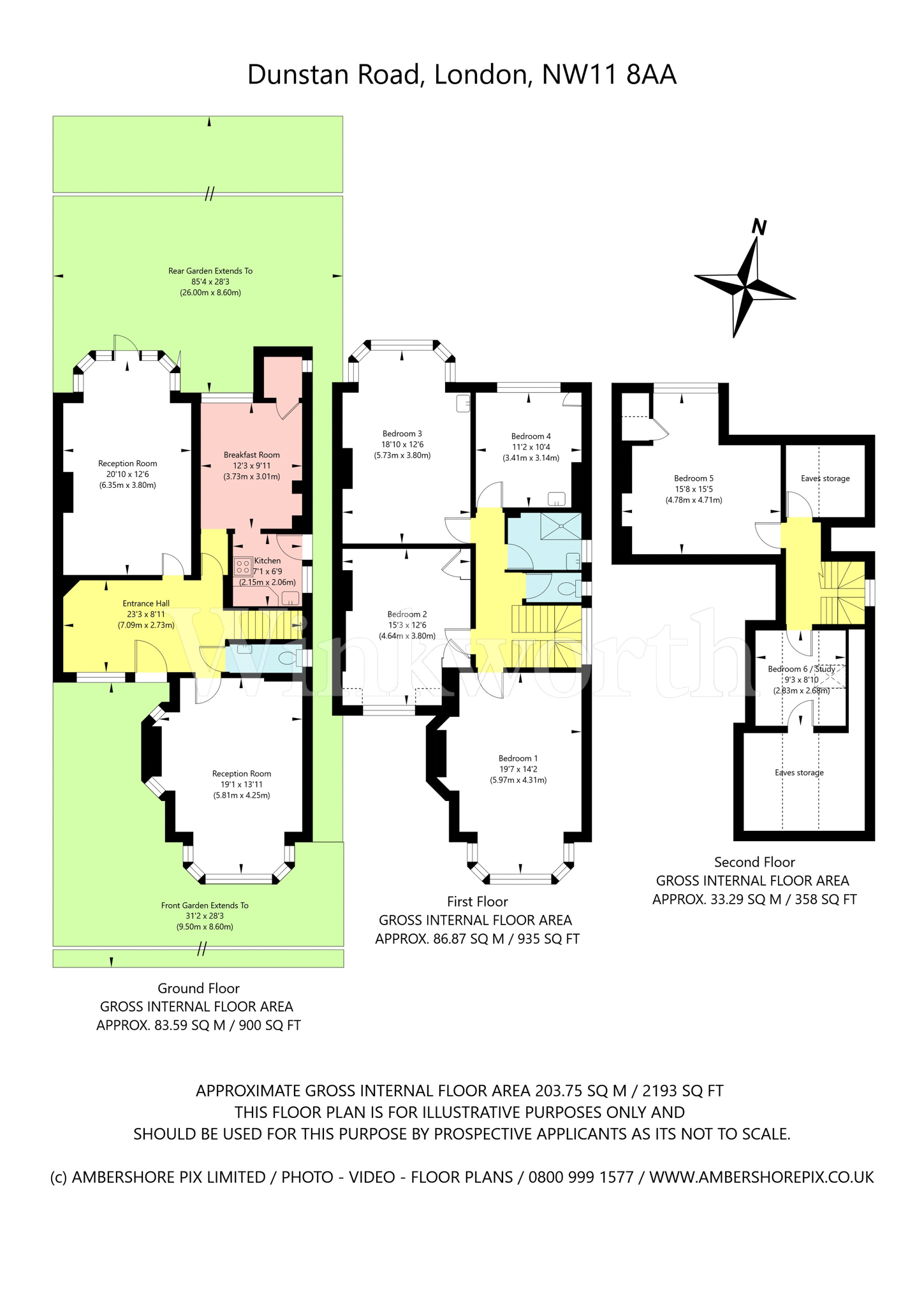 14, Dunstan Road, London floorplan