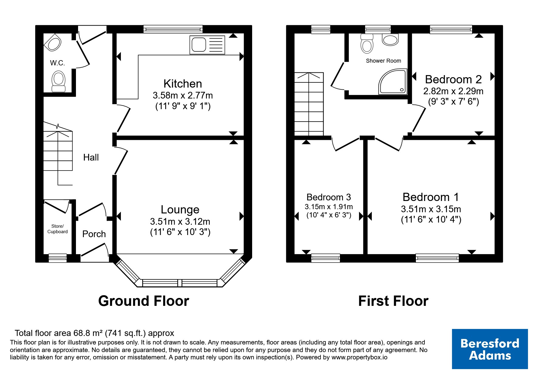 51, Lon Y Glyder, Gwynedd floorplan