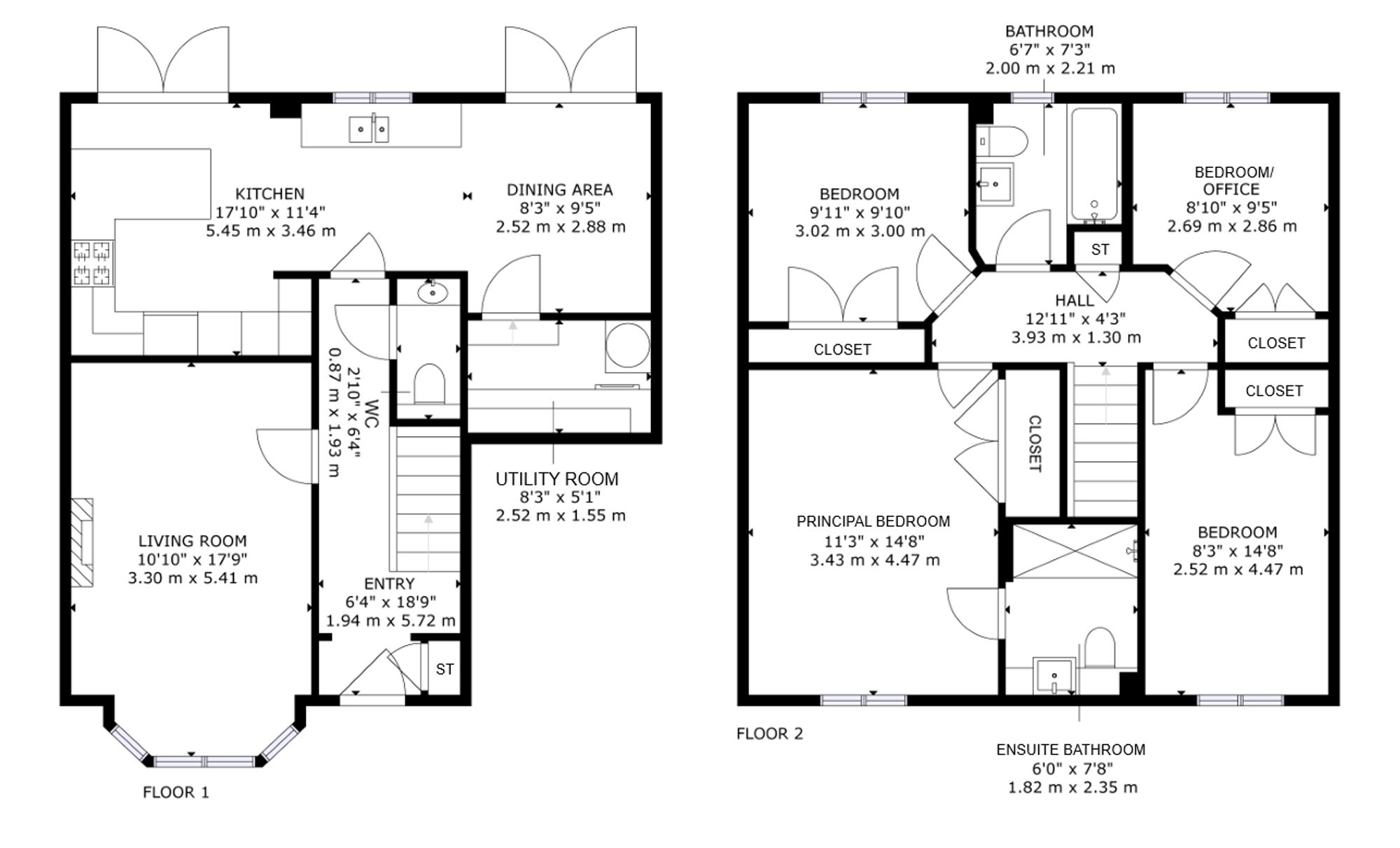 15 The Haven, Stirling floorplan