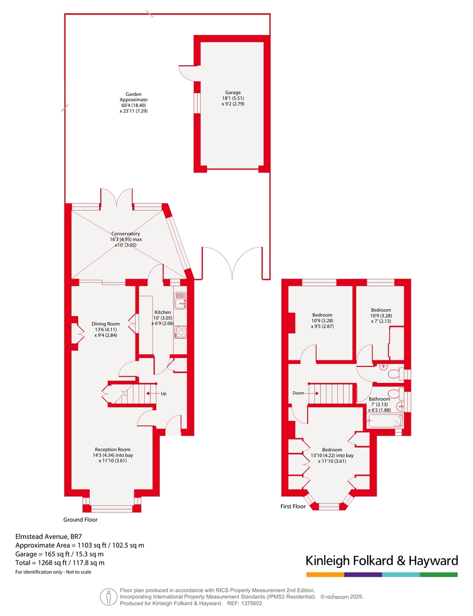 34, Elmstead Avenue, Chislehurst floorplan