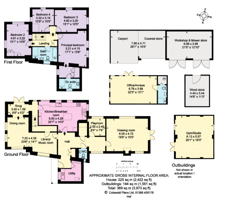 The Cross, Ledbury floorplan