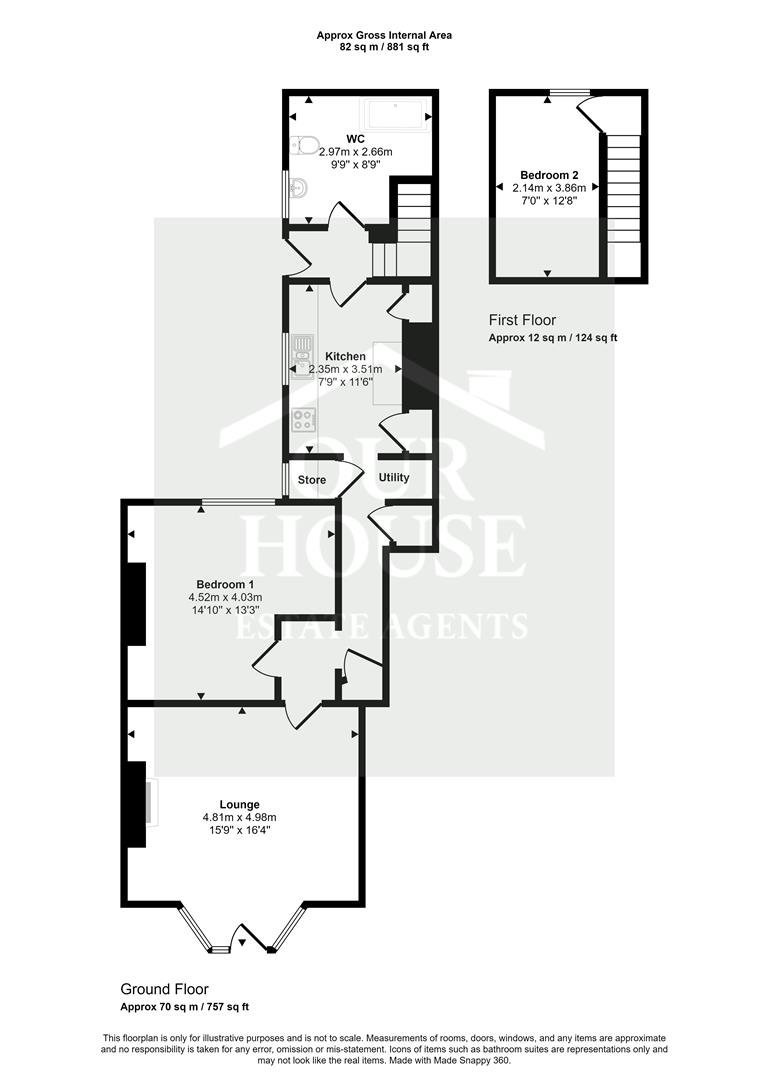 6a, Suffolk Terrace, Hornsea floorplan