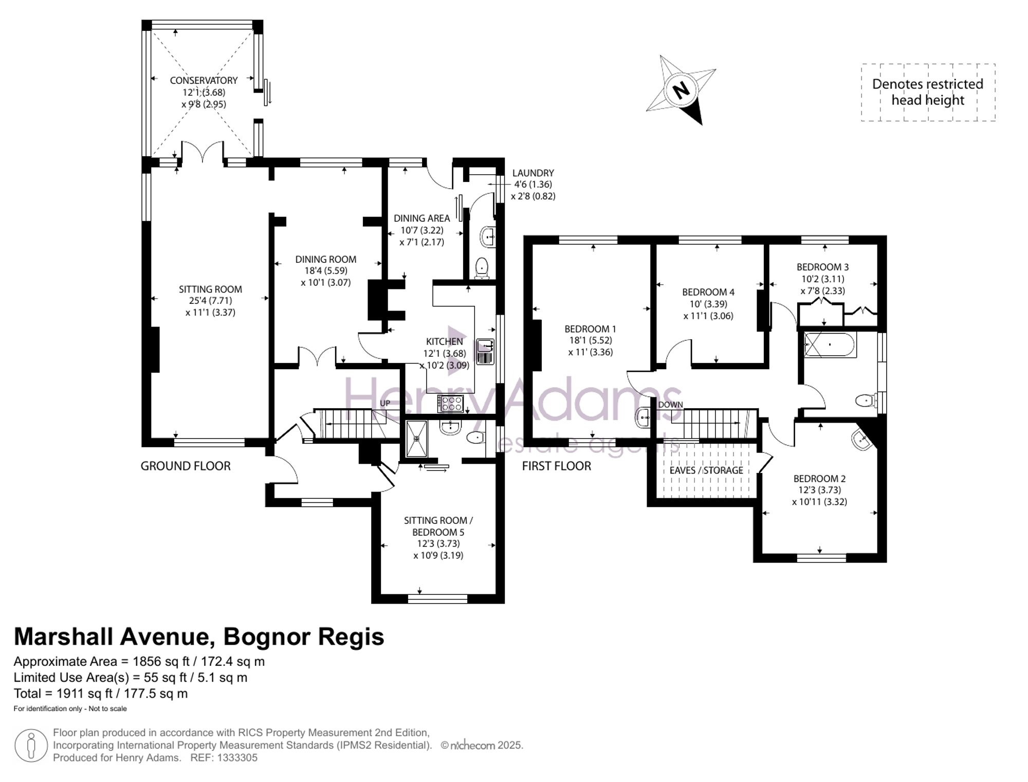 9 Marshall Avenue, Bognor Regis floorplan