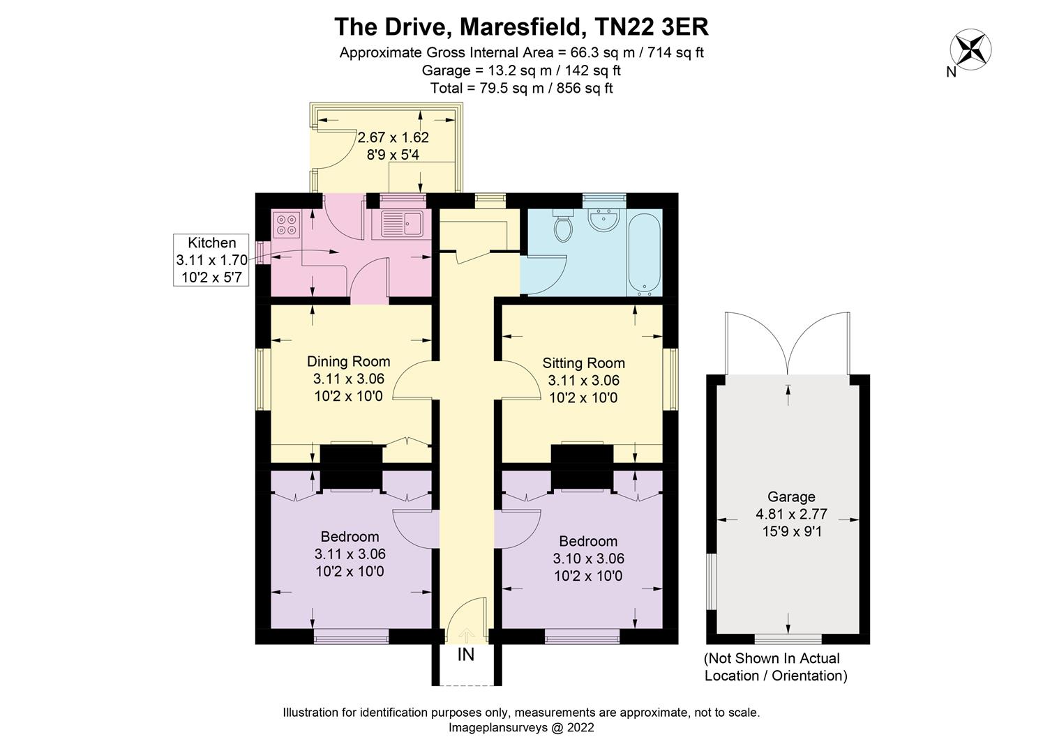 Maresfield Park, Maresfield, Uckfield TN22, 2 bedroom detached bungalow