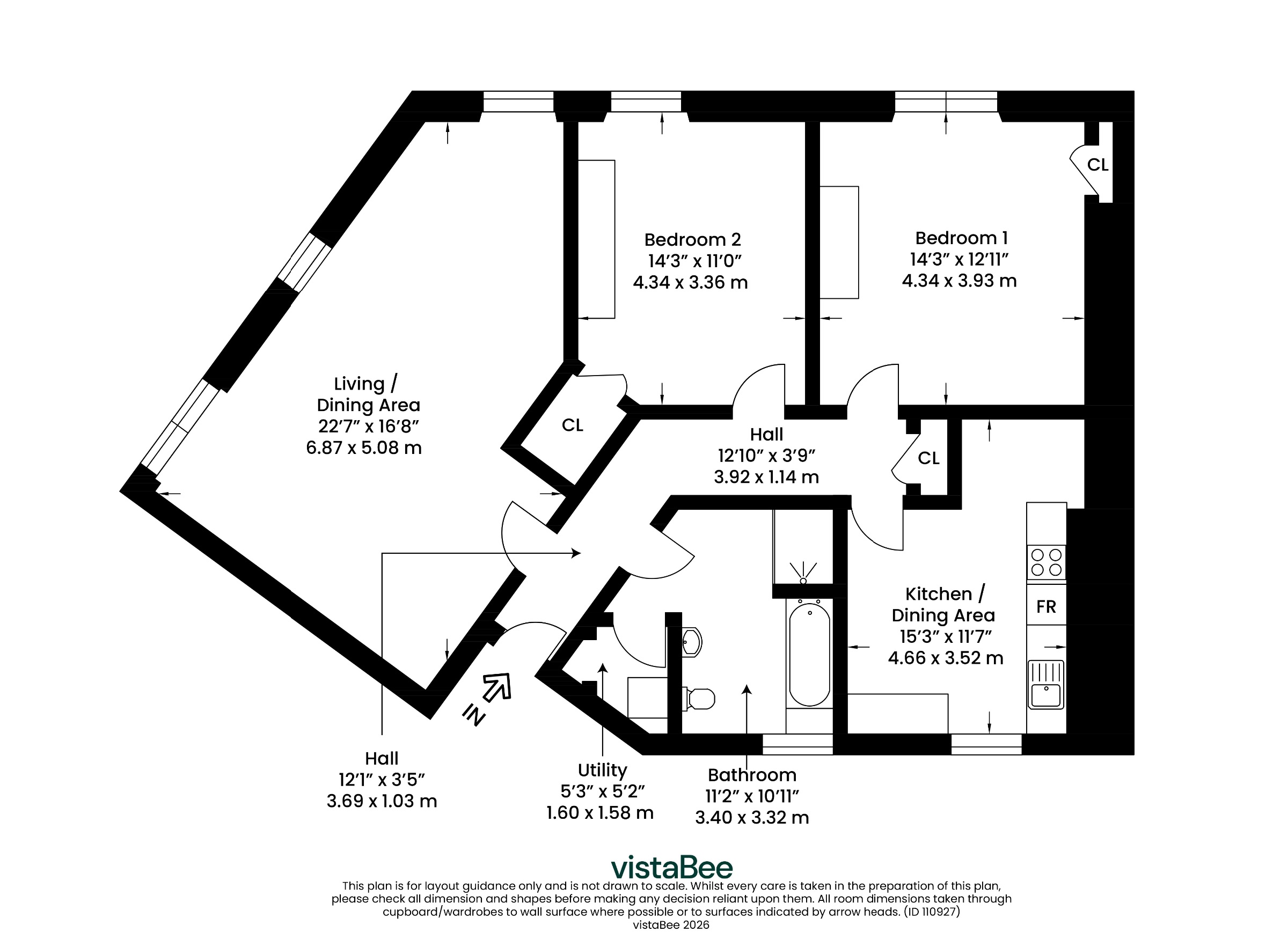 Flat Left 1/2, 97 Main Street, Alexandria, Alexandria floorplan