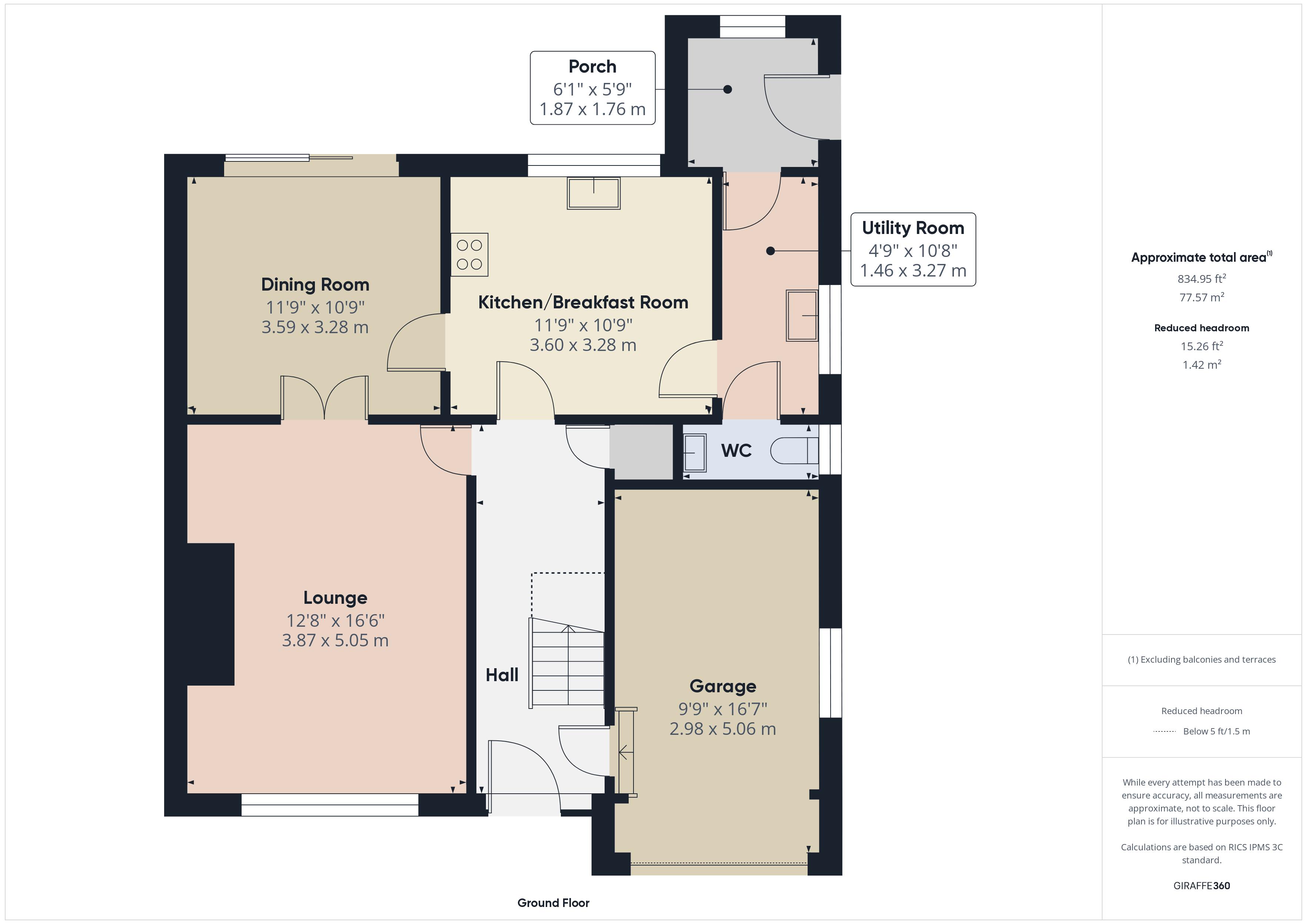 Sibwrd y Coed, No 3 Brynderwen, Carmarthen floorplan