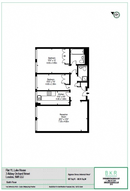 2 Bedrooms Flat to rent in Luke House, 2 Abbey Orchard Street, Westminster, London SW1P