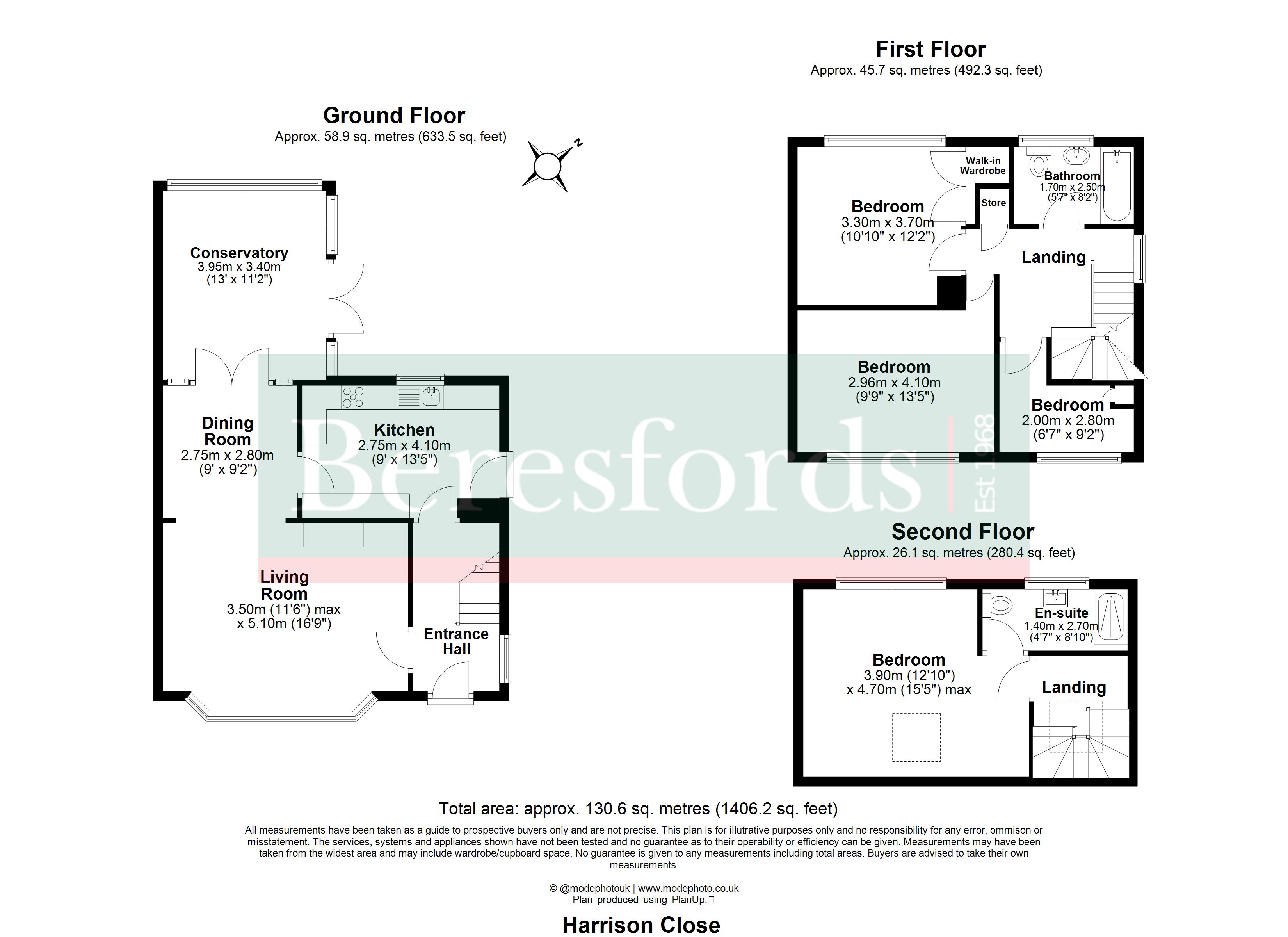 20, Harrison Close, Brentwood floorplan
