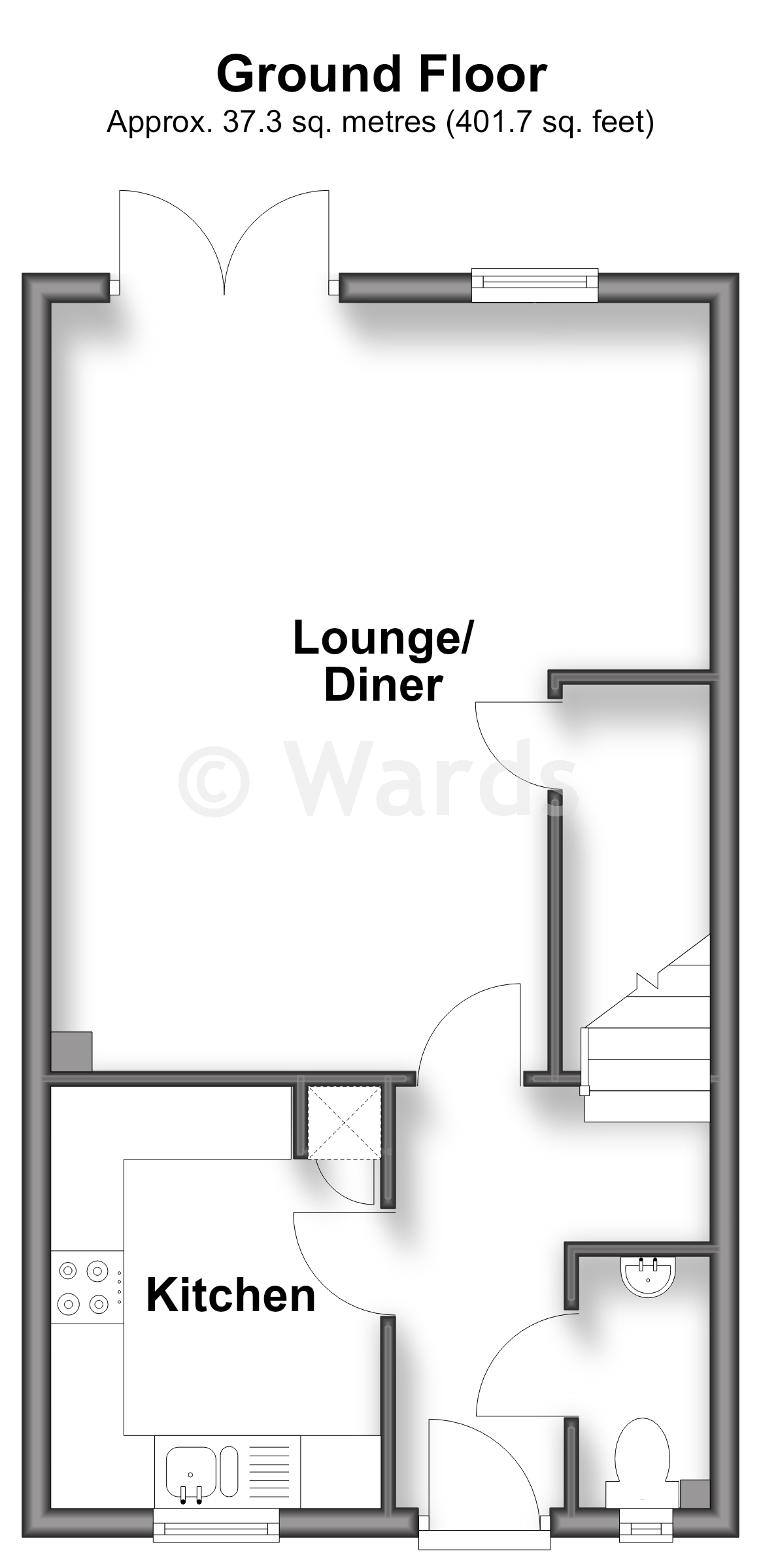 9, Scholars Close, Deal floorplan