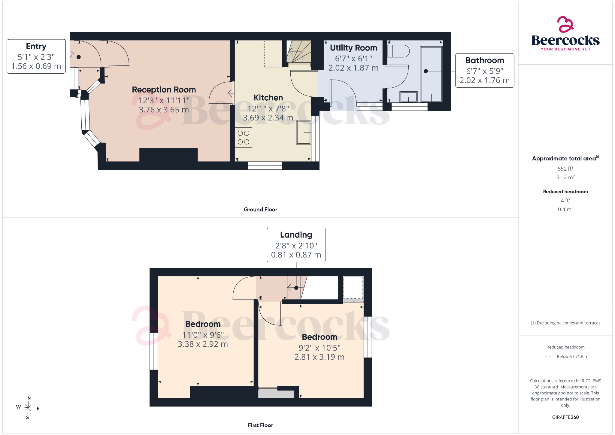 1 Oakland Villas, Reynoldson Street, East Riding Of Yorkshire floorplan