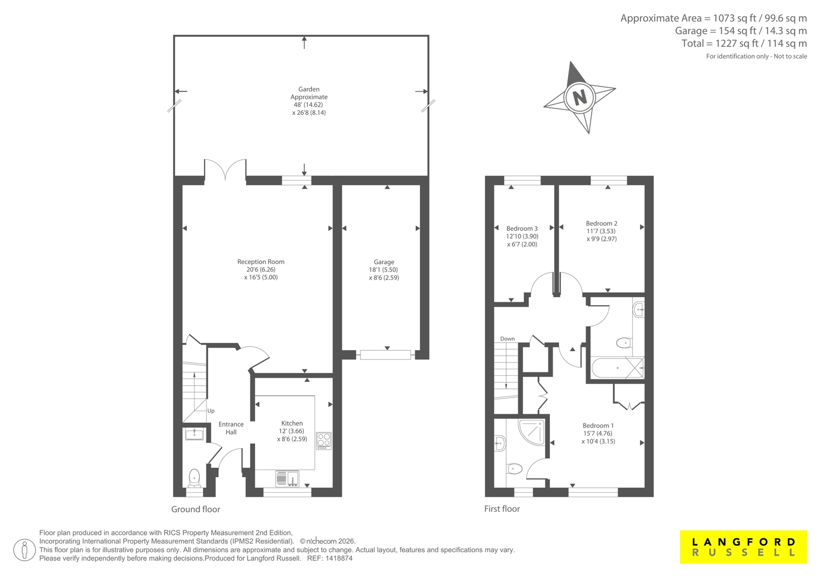 14, Briar Wood Close, Bromley floorplan