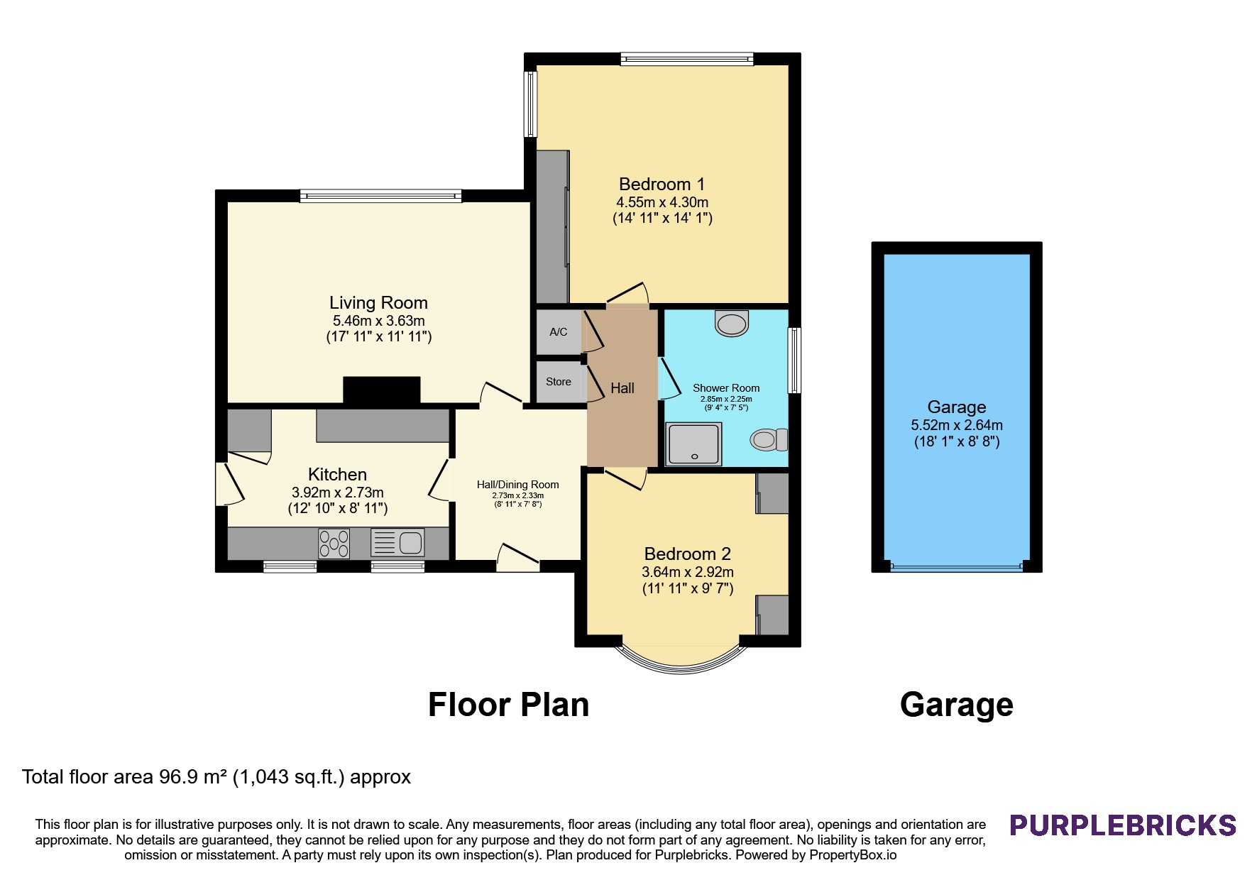 102, Common Lane, Tickhill floorplan
