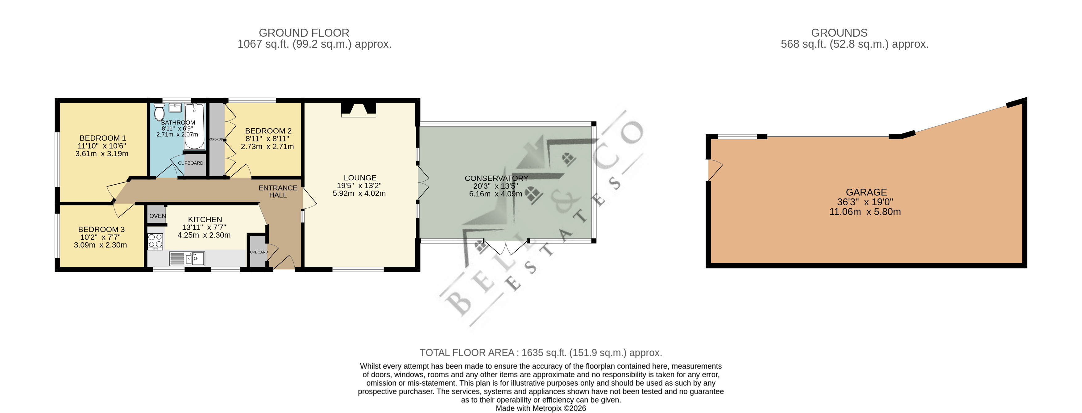 20, Woodfoot Road, Rotherham floorplan