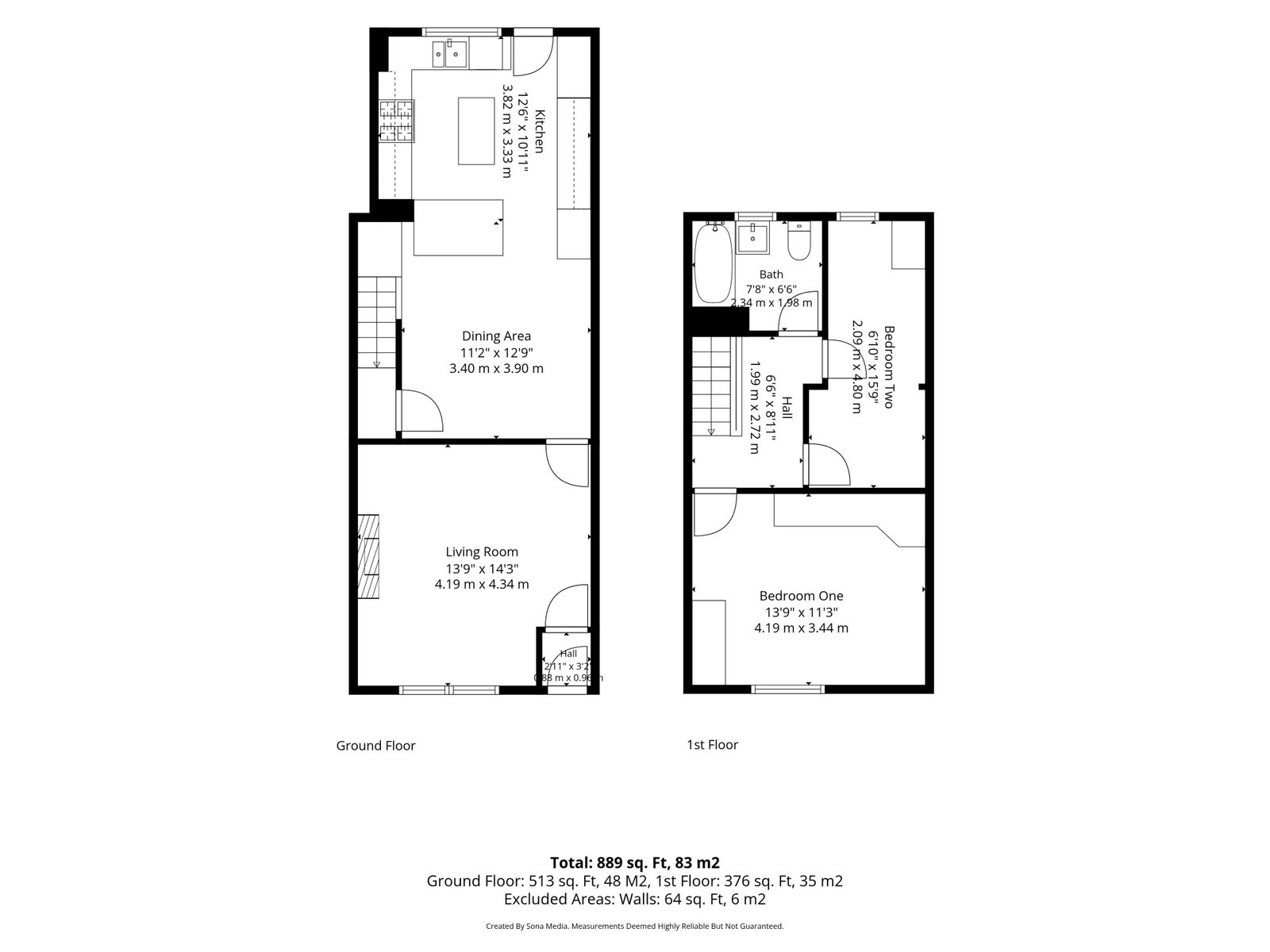 28, Patterdale Road, Leigh floorplan