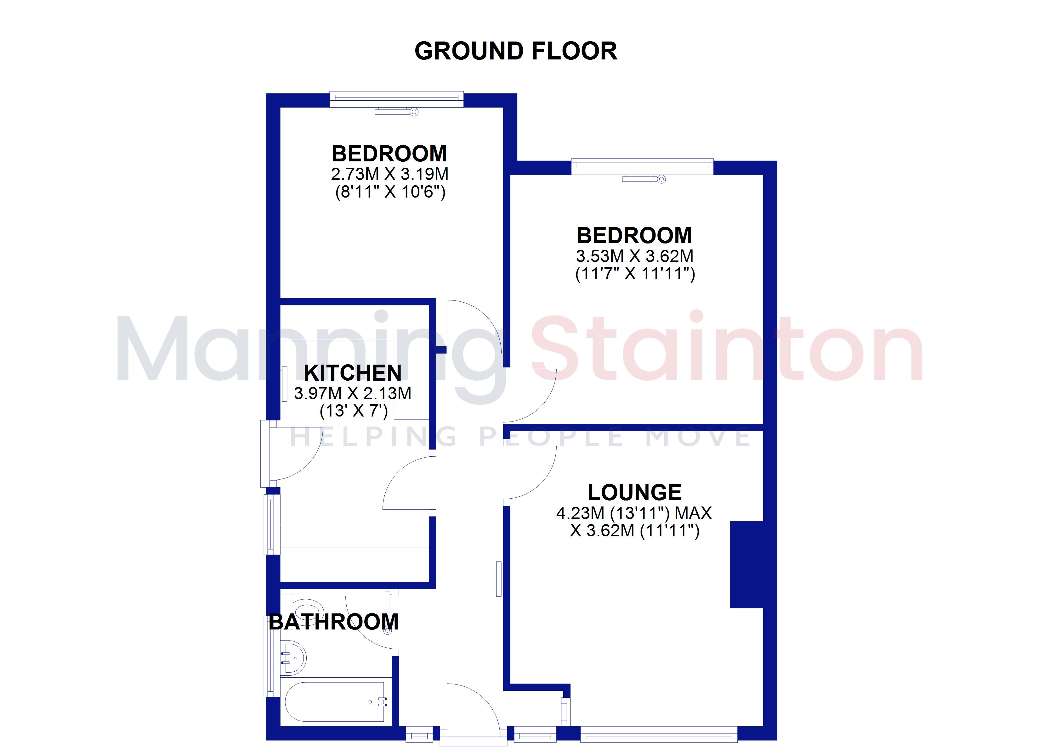 12, Glenroyd Close, West Yorkshire floorplan