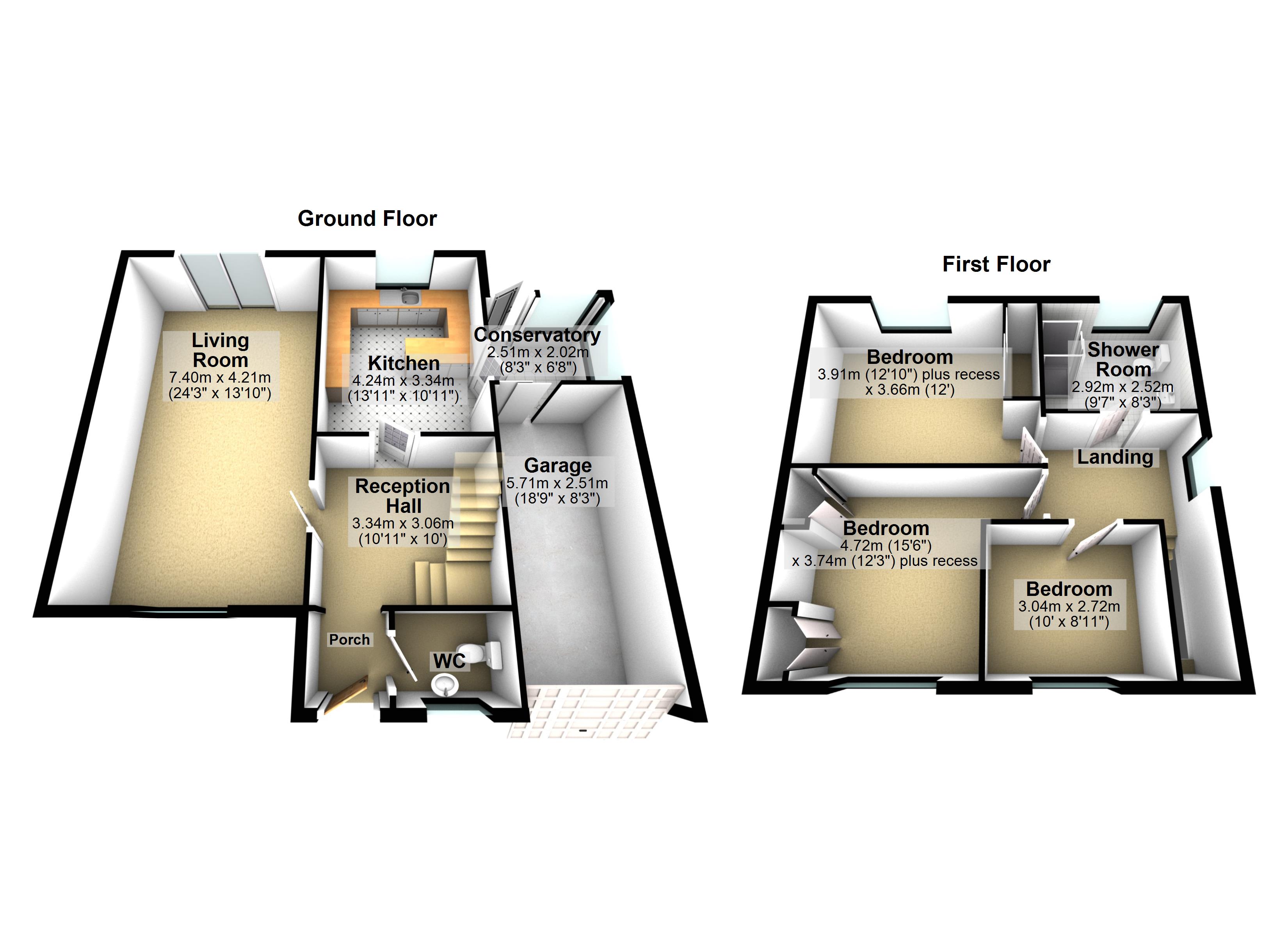 1, Chesterfield Drive, Suffolk floorplan